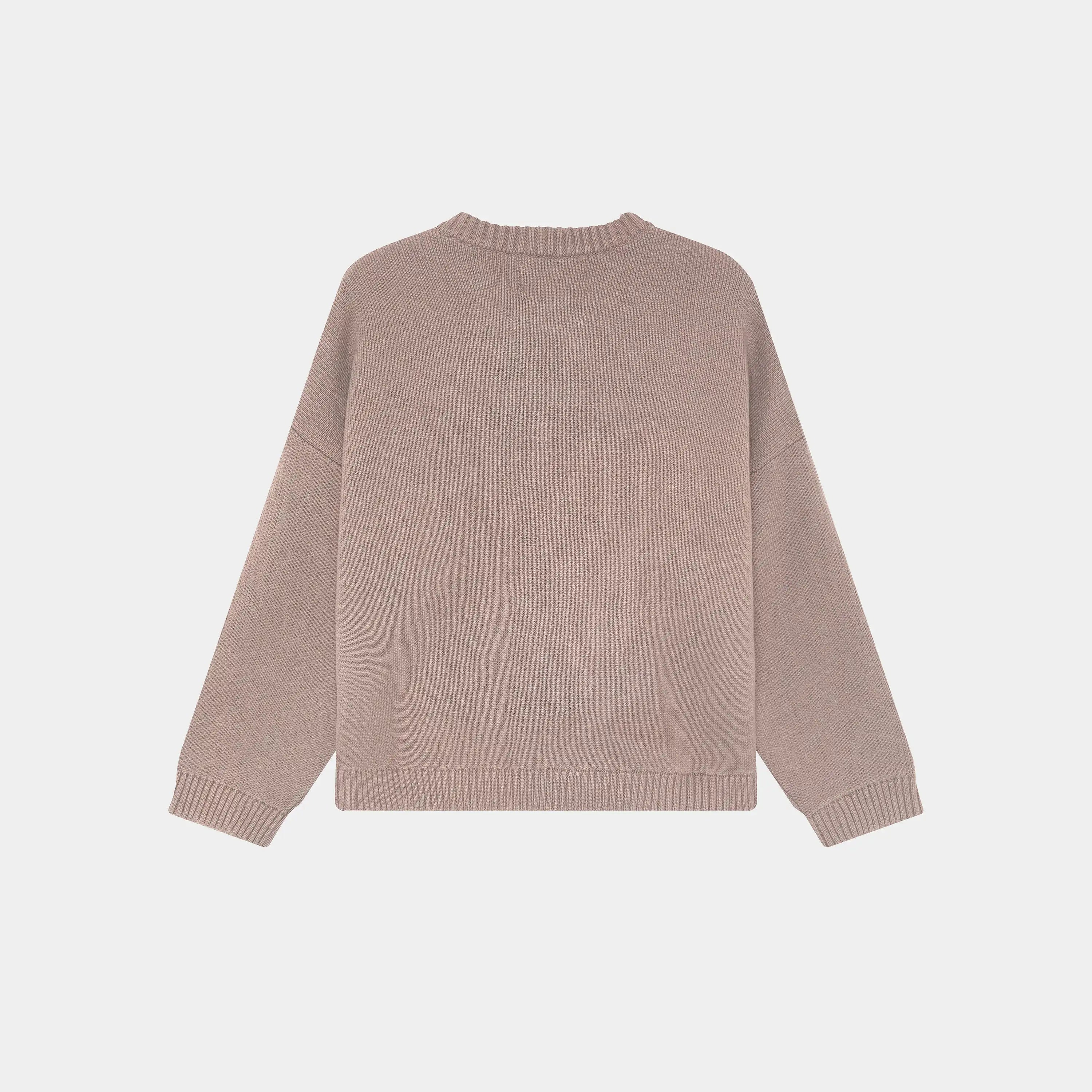 Master Muddy Brown Knit Sweater Knitwear eme