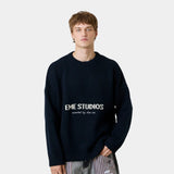 Master Navy Knit Sweater Knitwear eme