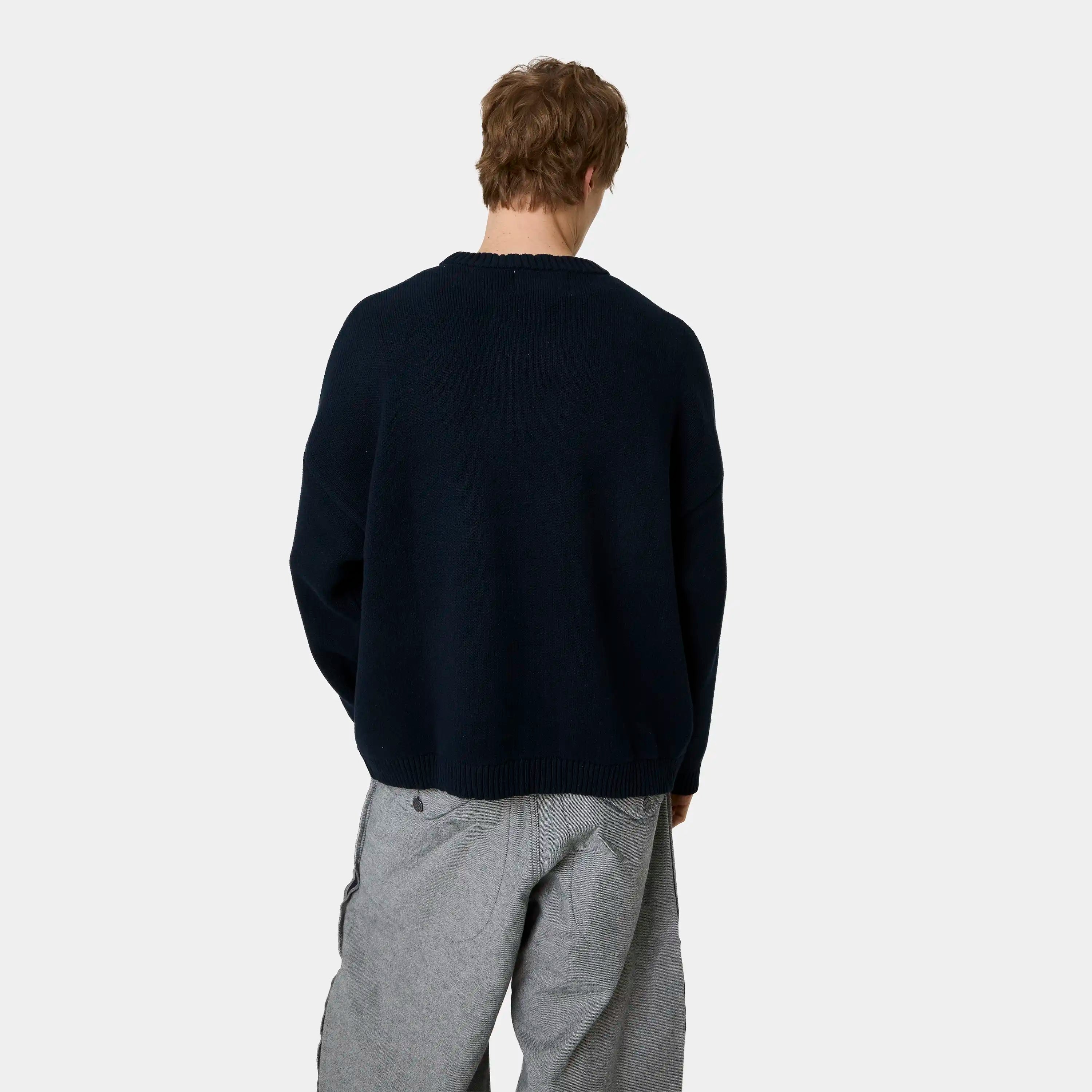 Master Navy Knit Sweater Knitwear eme