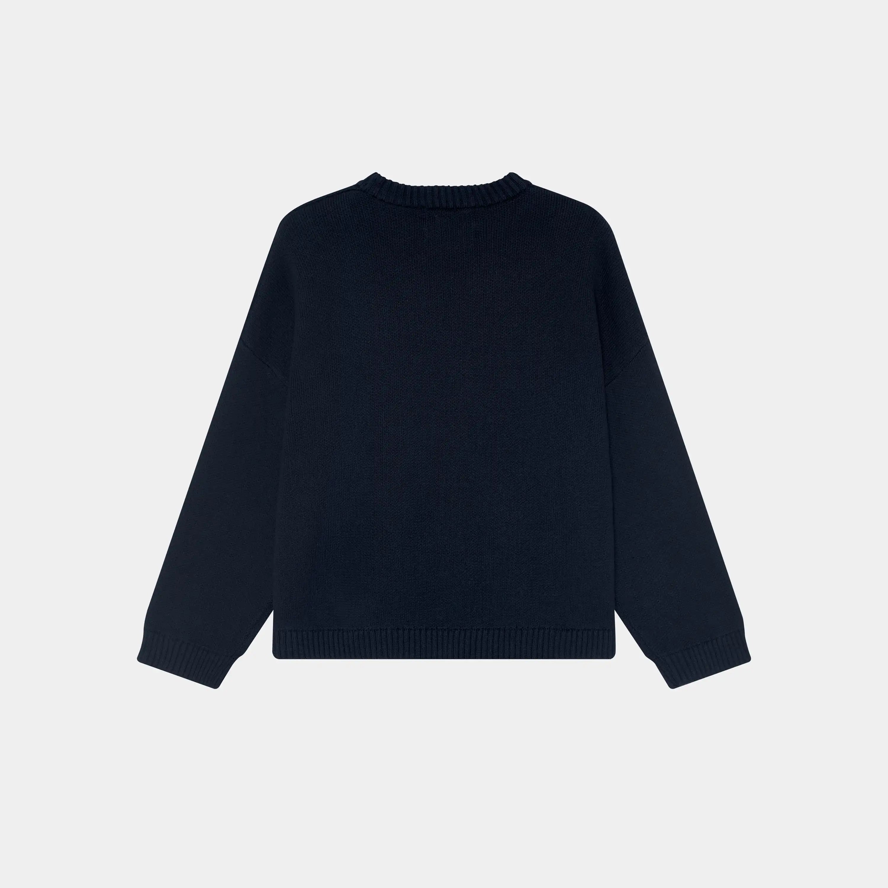 Master Navy Knit Sweater Knitwear eme