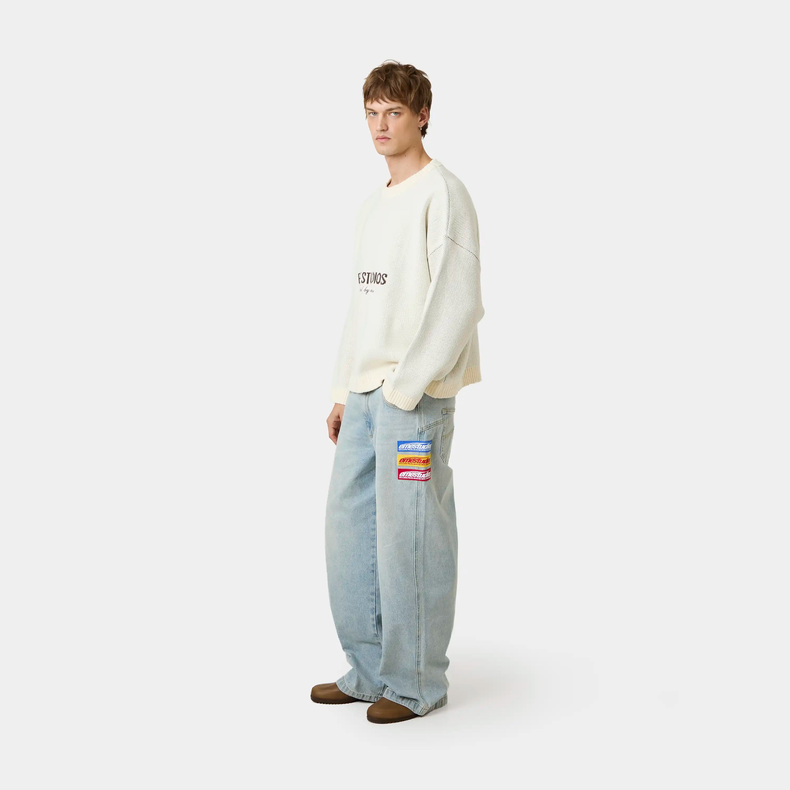 Master Off Sand Knit Sweater Knitwear eme