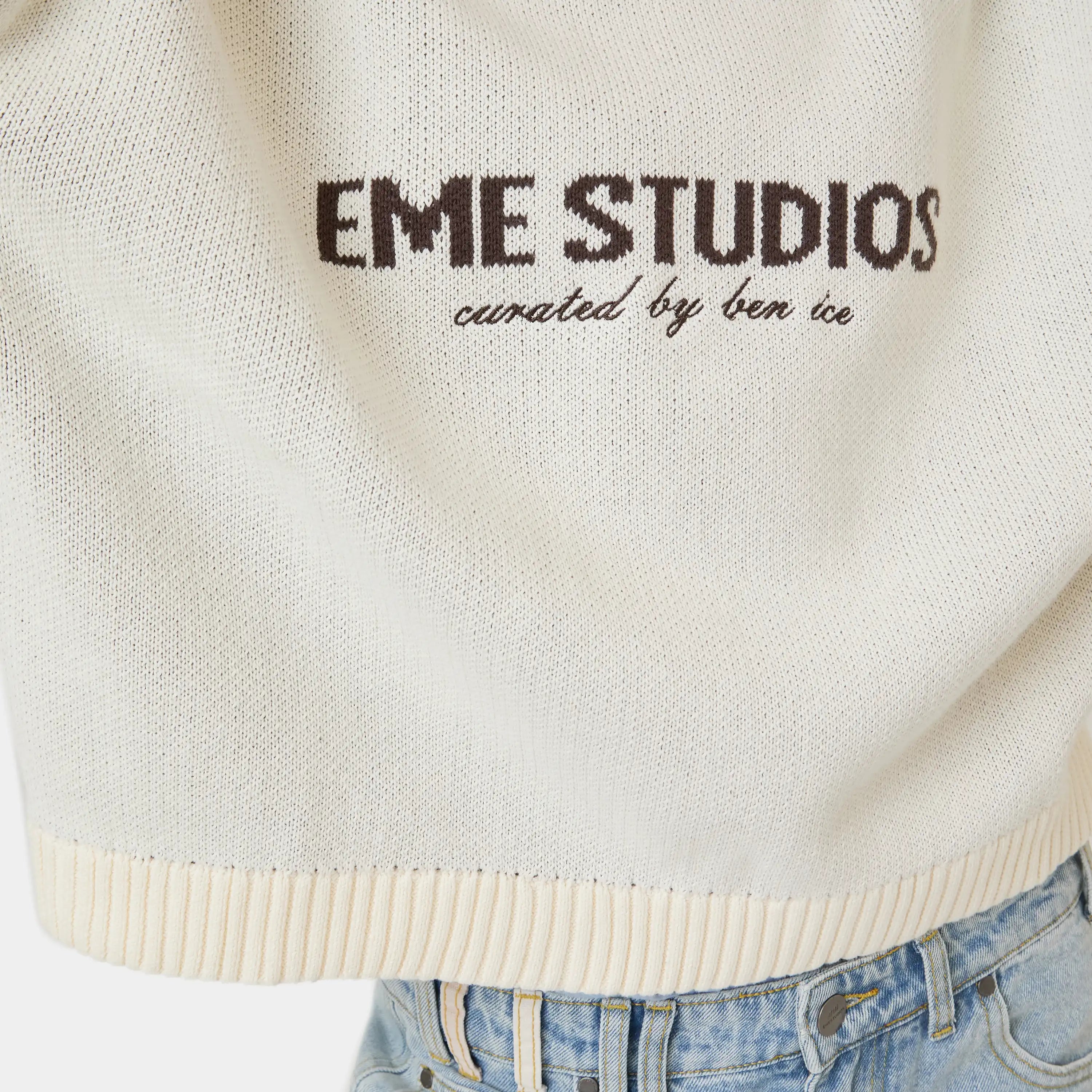 Master Off Sand Knit Sweater Knitwear eme