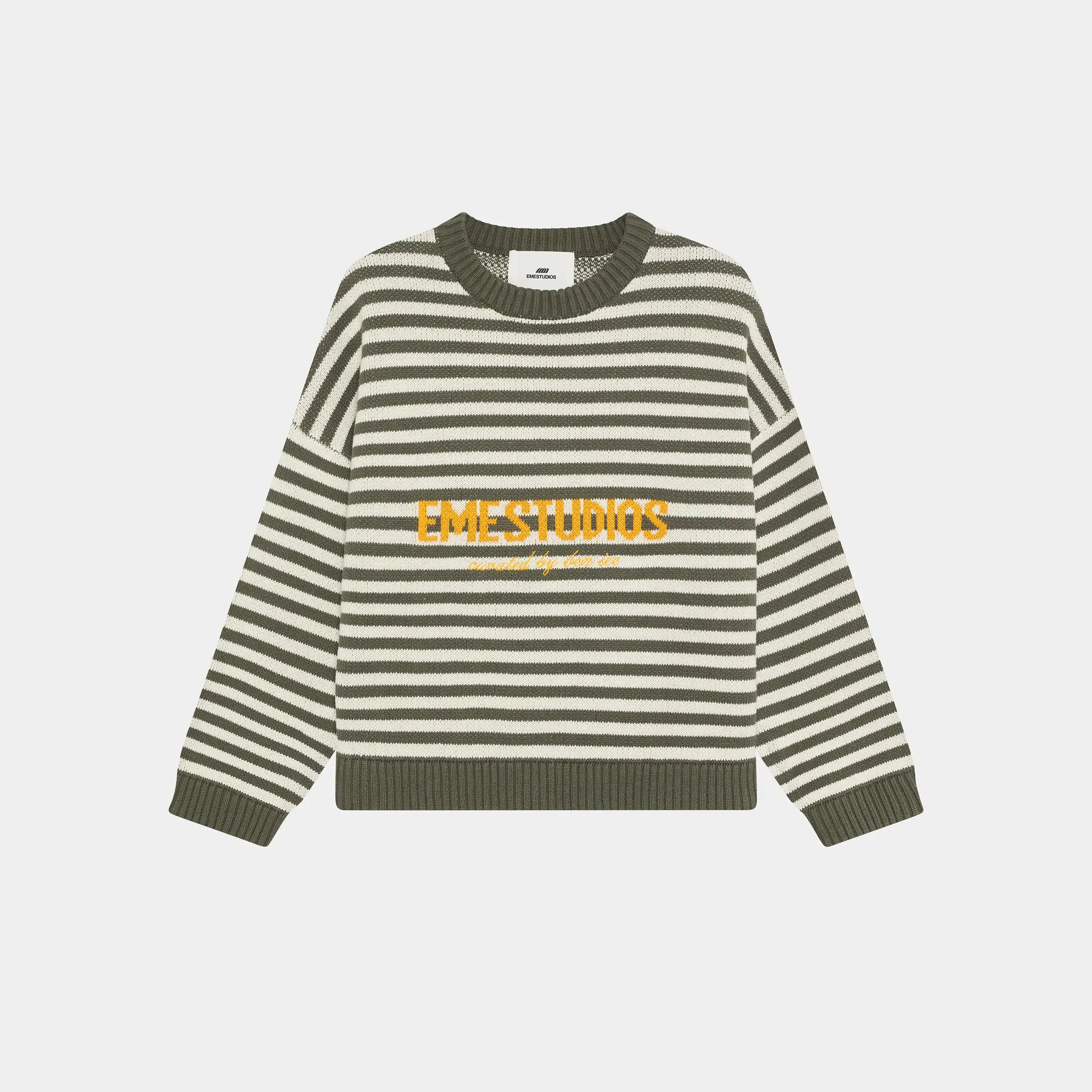 Master Striped Forest Knit Sweater Knitwear Eme Studios