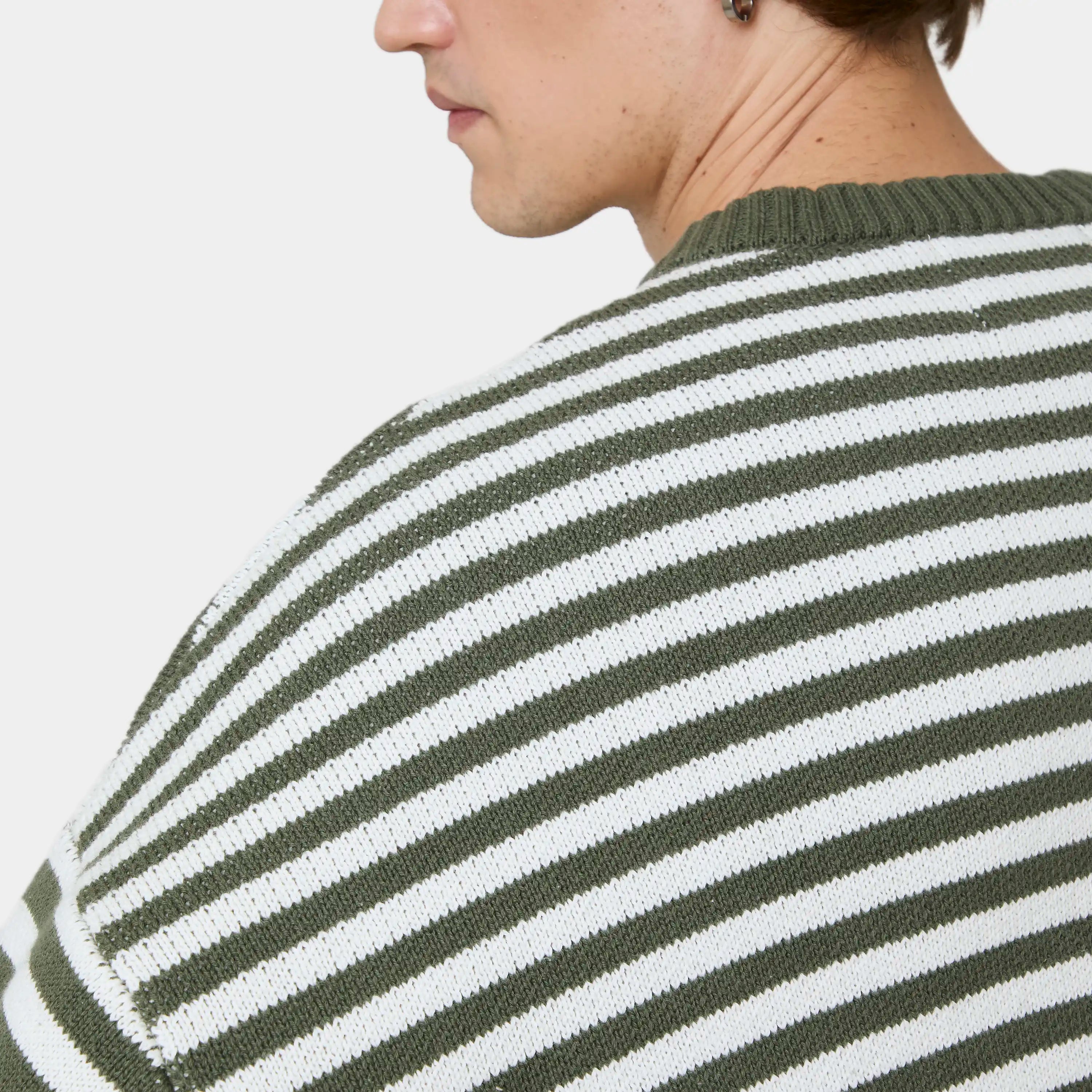Master Striped Forest Knit Sweater Knitwear Eme Studios