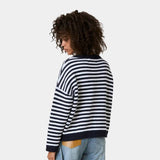 Master Striped Navy Knit Sweater Knitwear Eme Studios