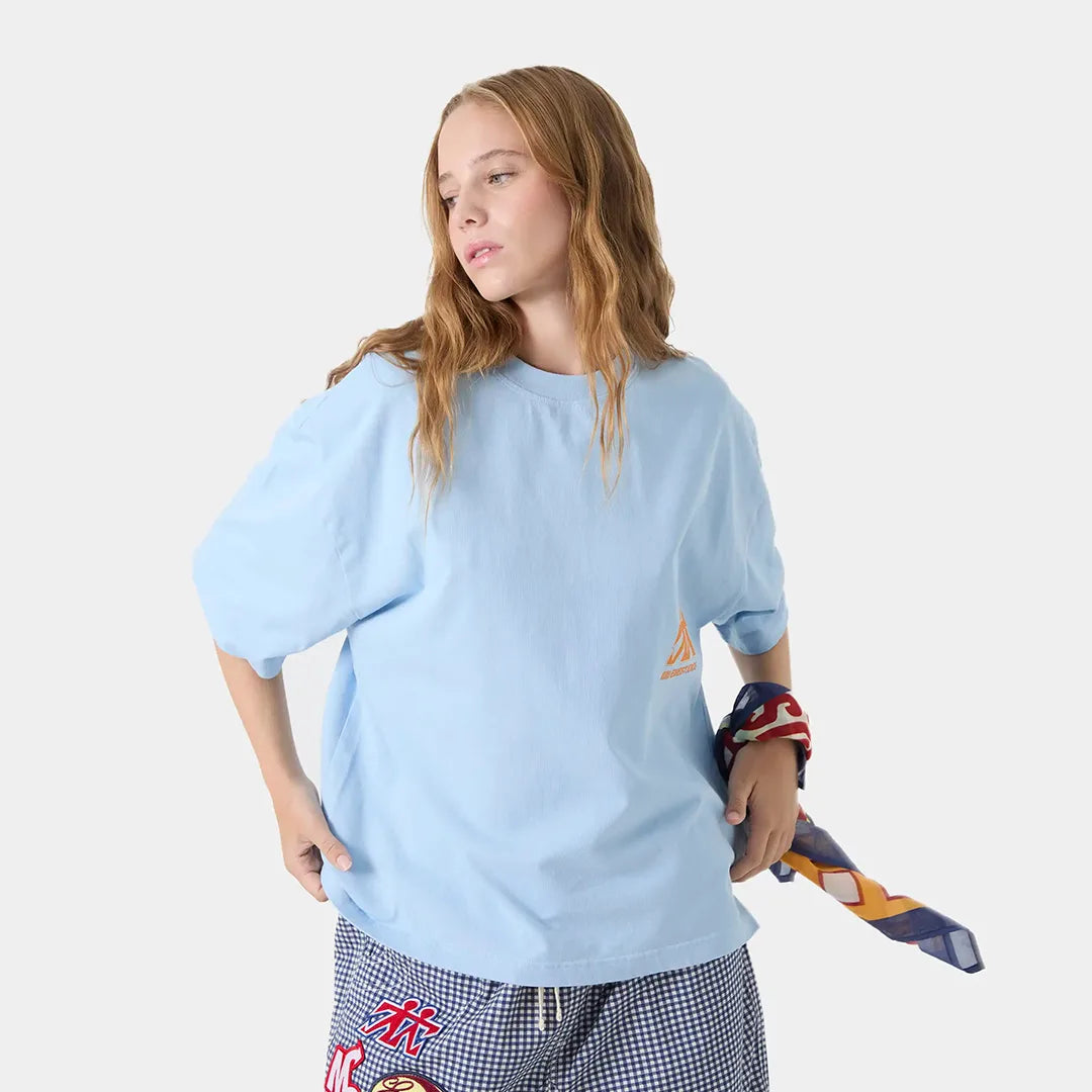 Mbuddy Blue Oversized Tee T-shirts eme