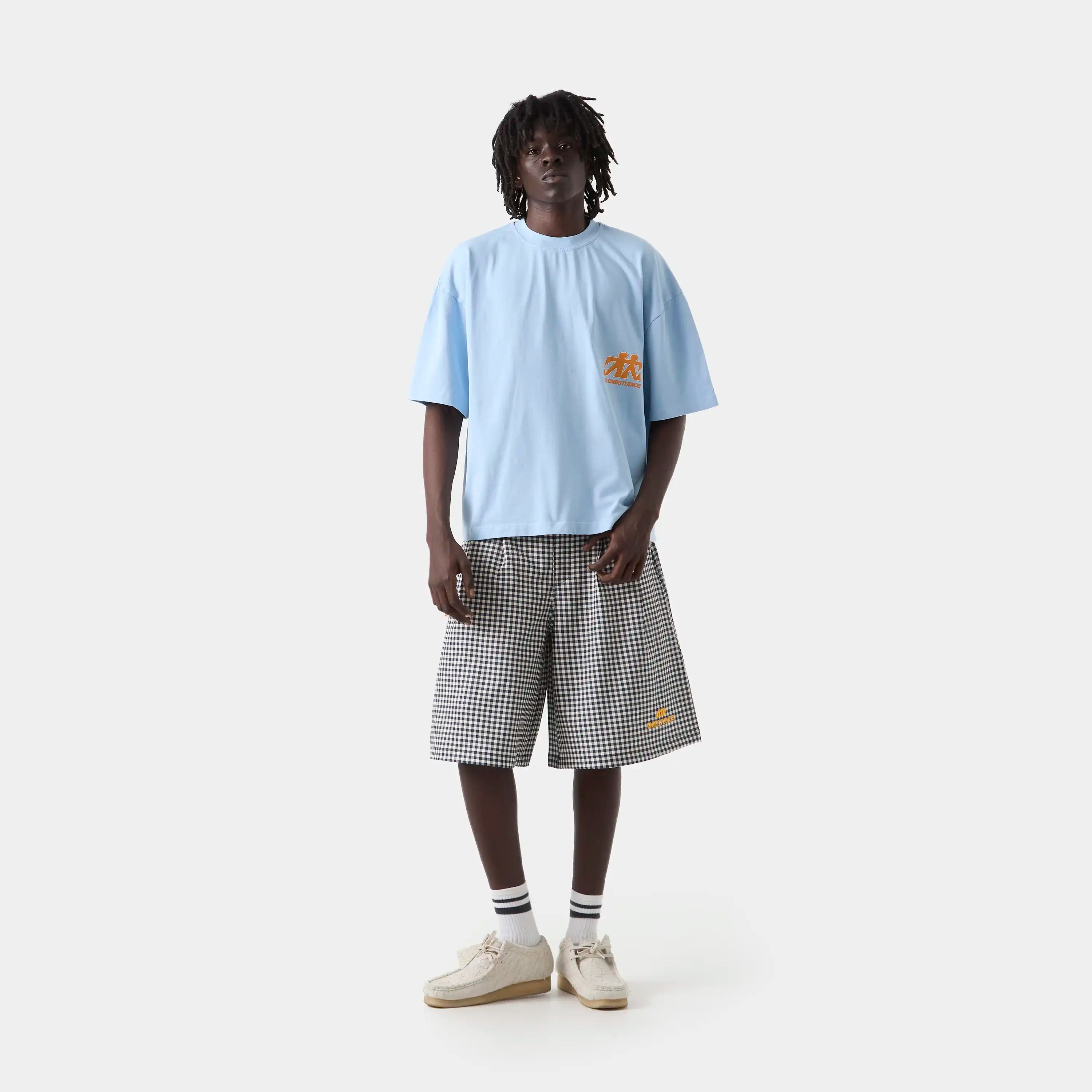 Mbuddy Blue Oversized Tee T-shirts eme