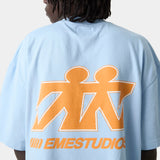 Mbuddy Blue Oversized Tee T-shirts eme