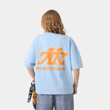 Mbuddy Blue Oversized Tee T-shirts eme