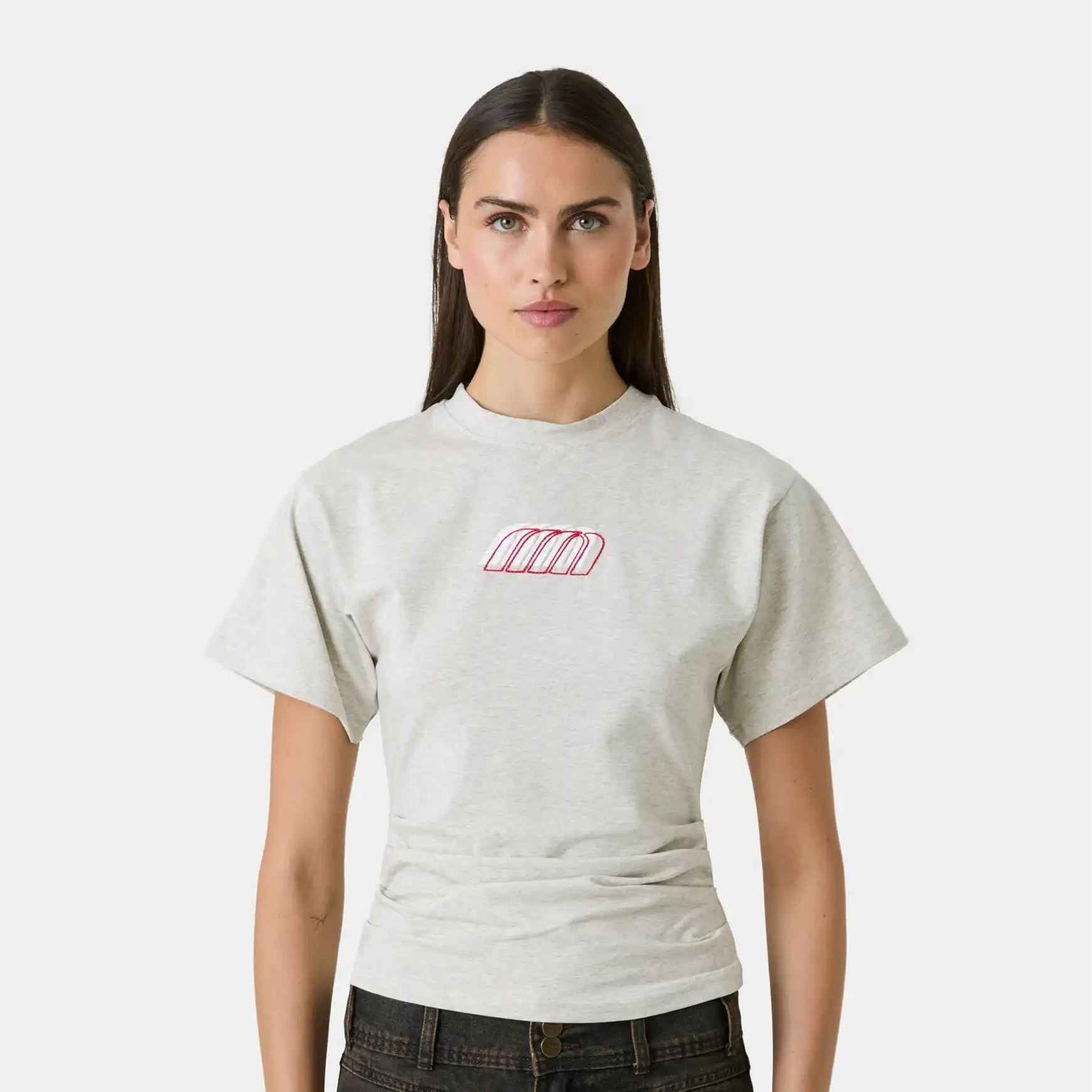 Medin Heather Grey Tee Woman T-Shirts Eme Studios