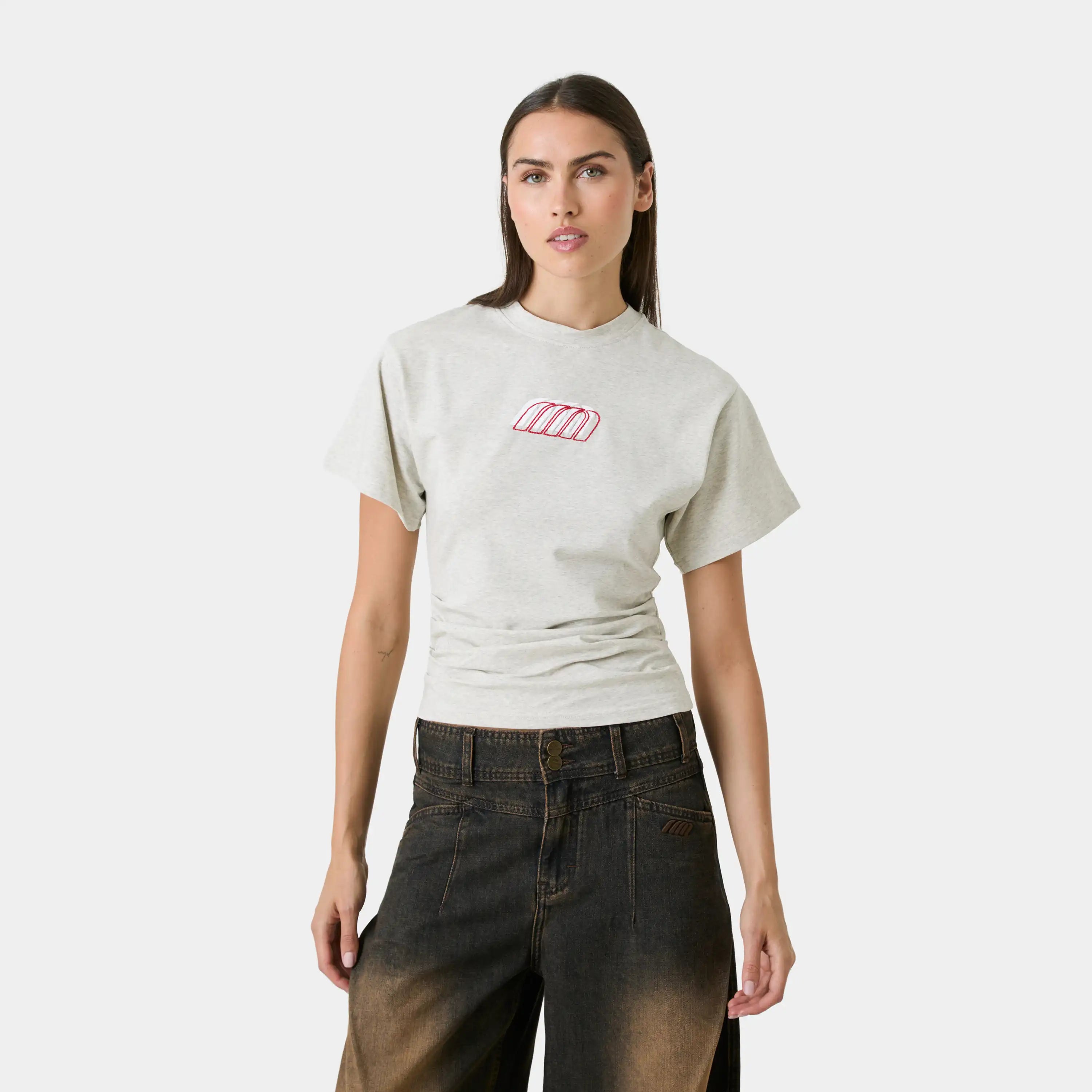 Medin Heather Grey Tee Woman T-Shirts Eme Studios