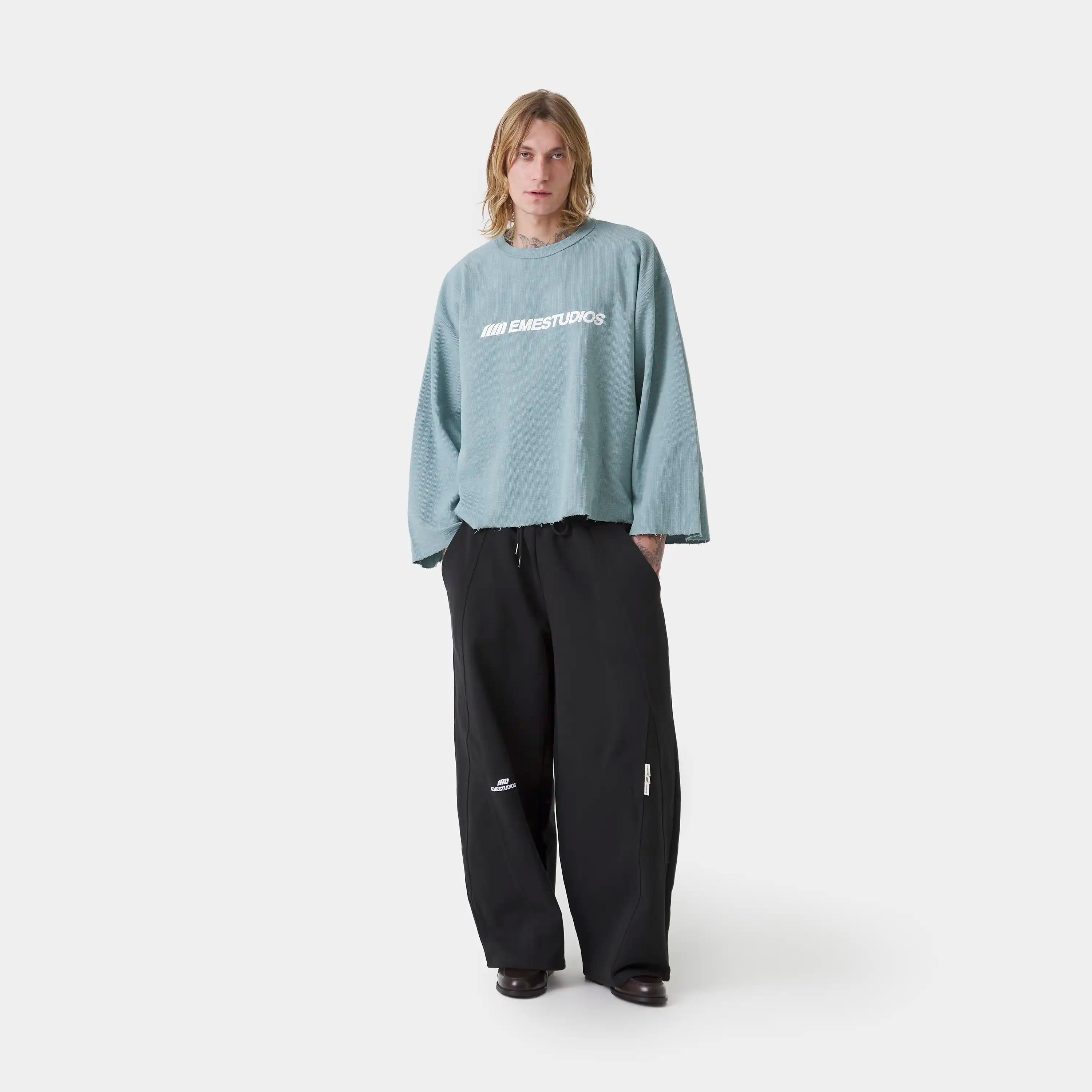 Metro Aqua Long Sleeve T-shirts Eme Studios