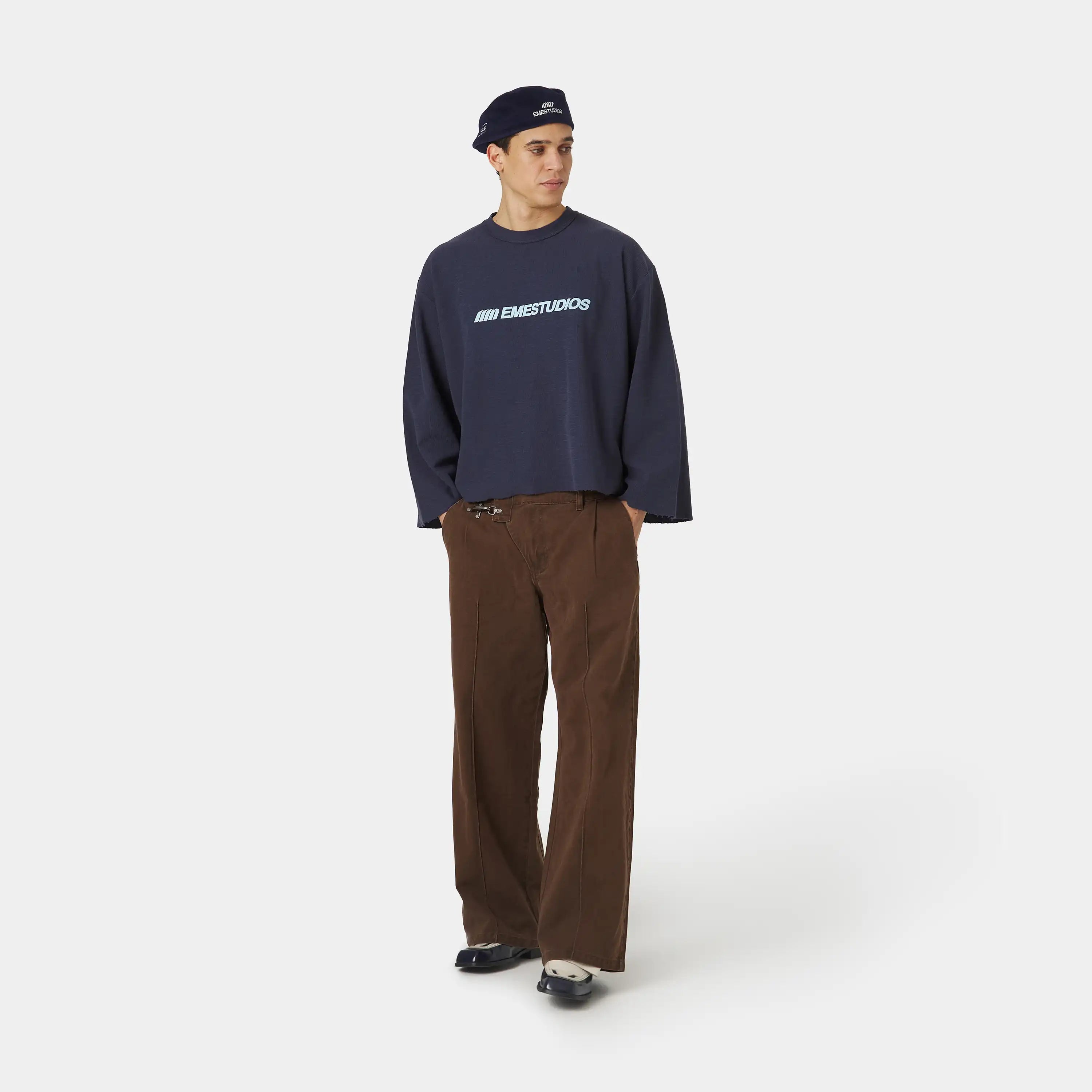 Metro Blue Long Sleeve T-shirts Eme Studios