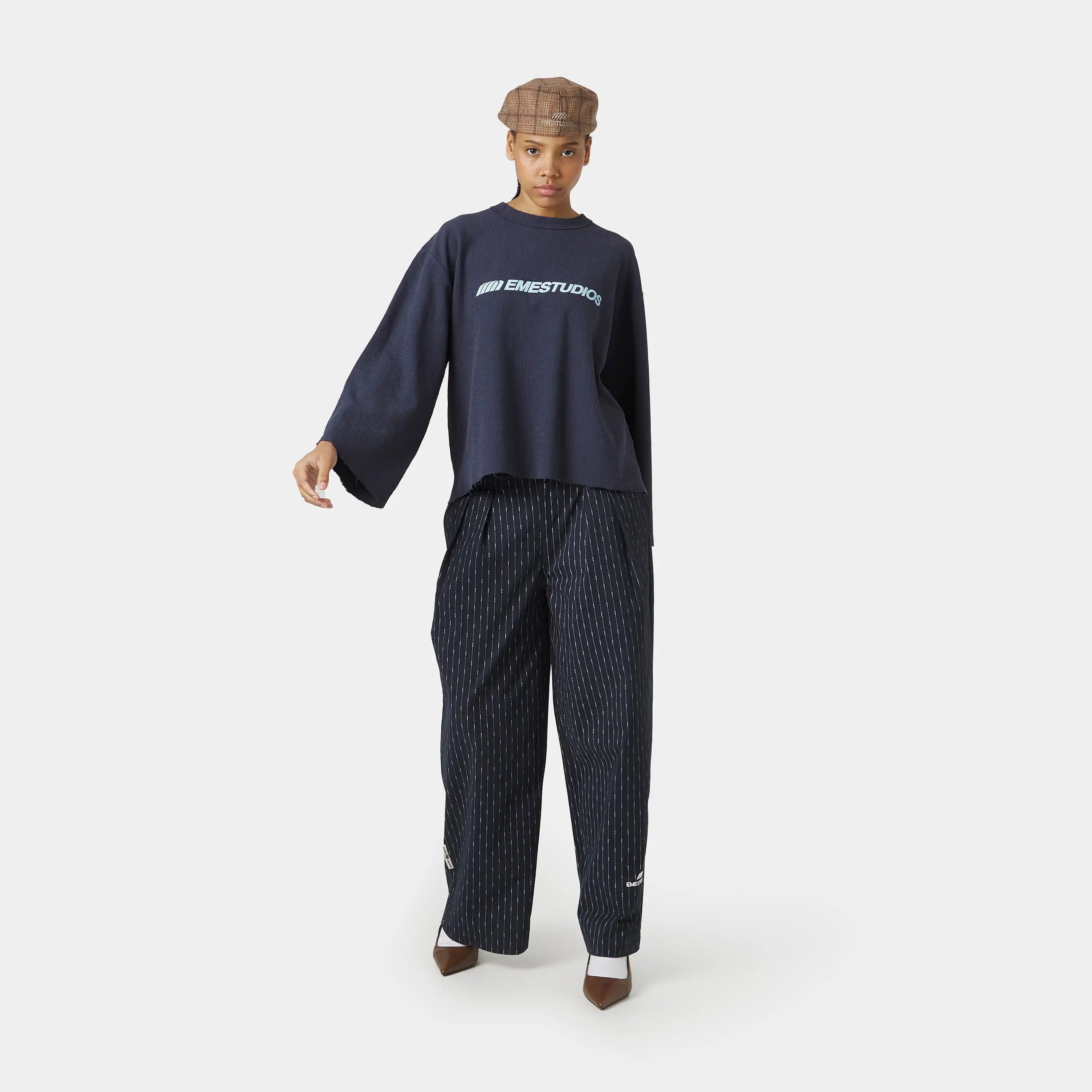 Metro Blue Long Sleeve T-shirts Eme Studios
