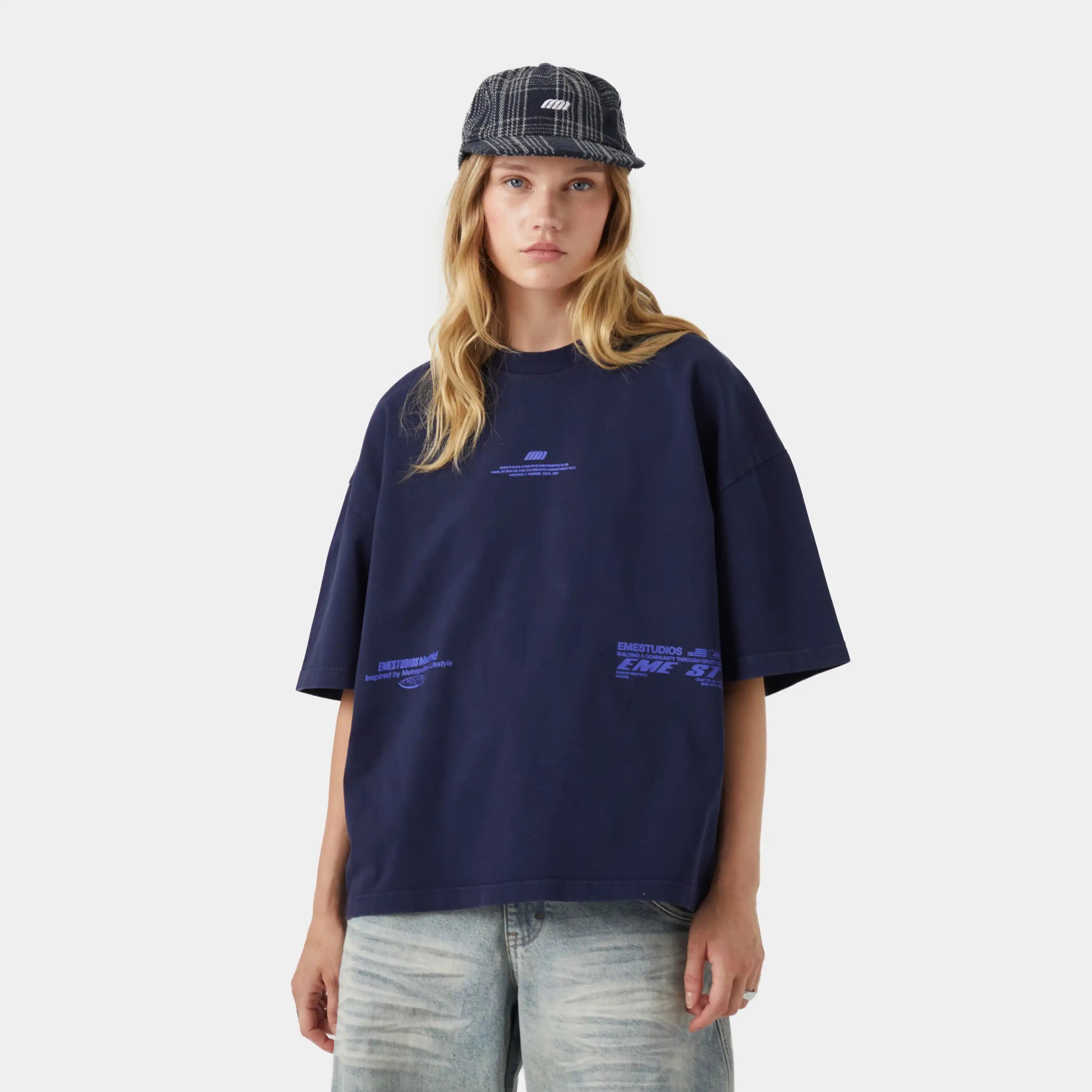 Metropolitan Navy Oversized Tee T-shirts eme