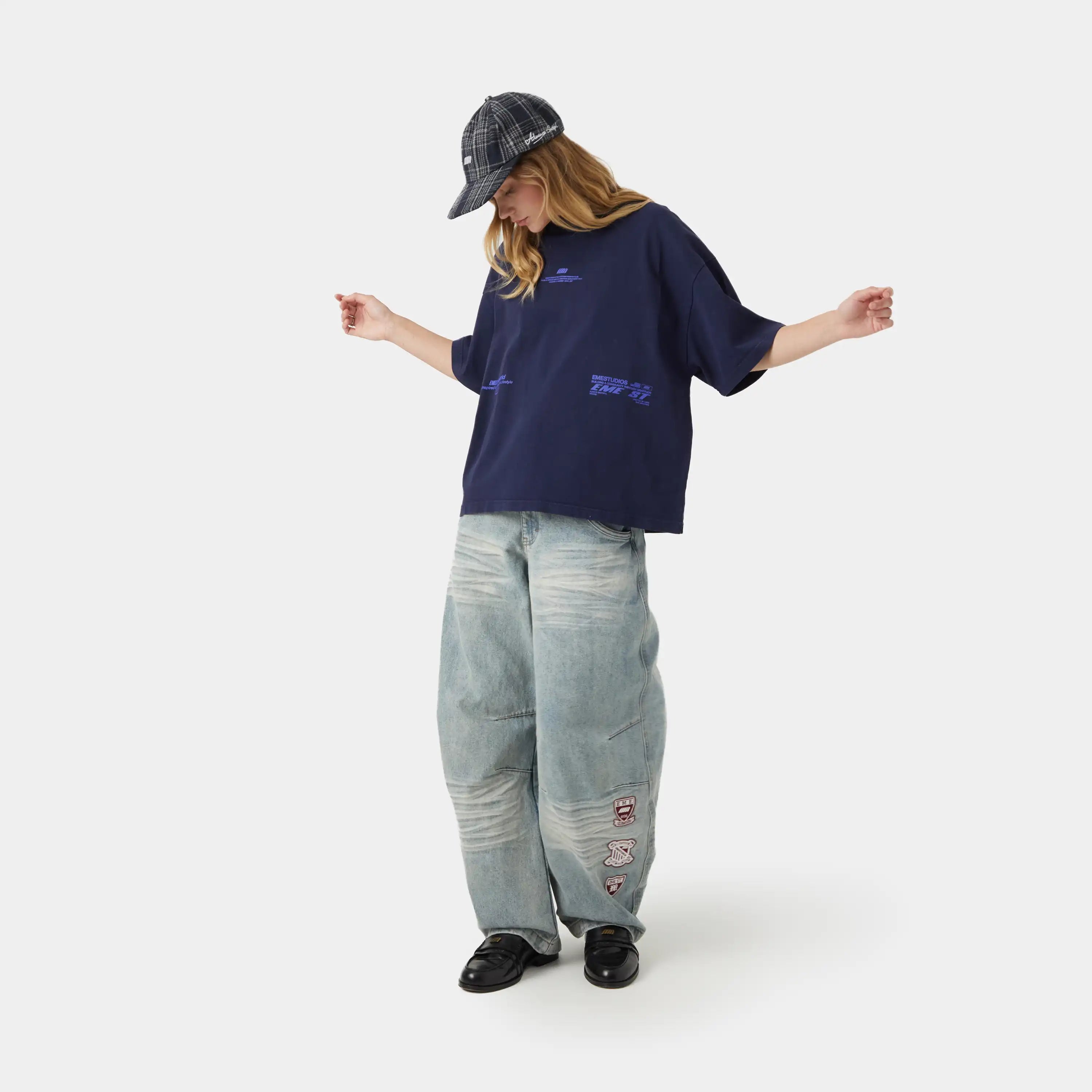 Metropolitan Navy Oversized Tee T-shirts eme