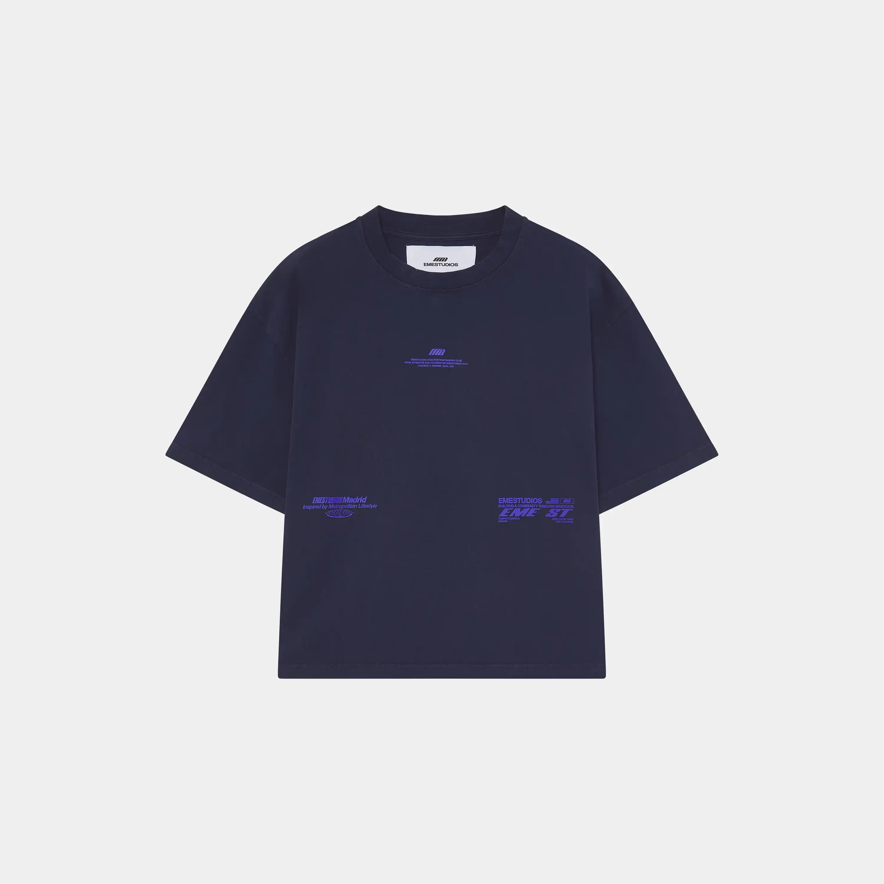 Metropolitan Navy Oversized Tee T-shirts eme