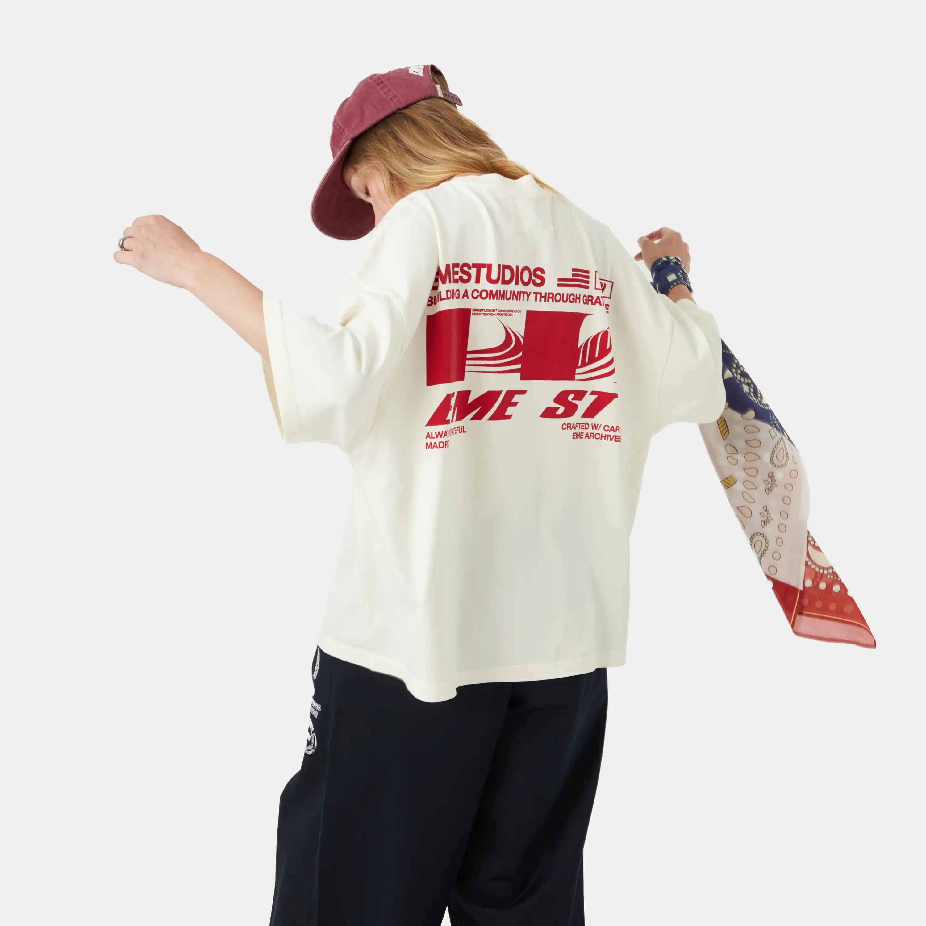 Metropolitan Off Sand Oversized Tee T-shirts eme