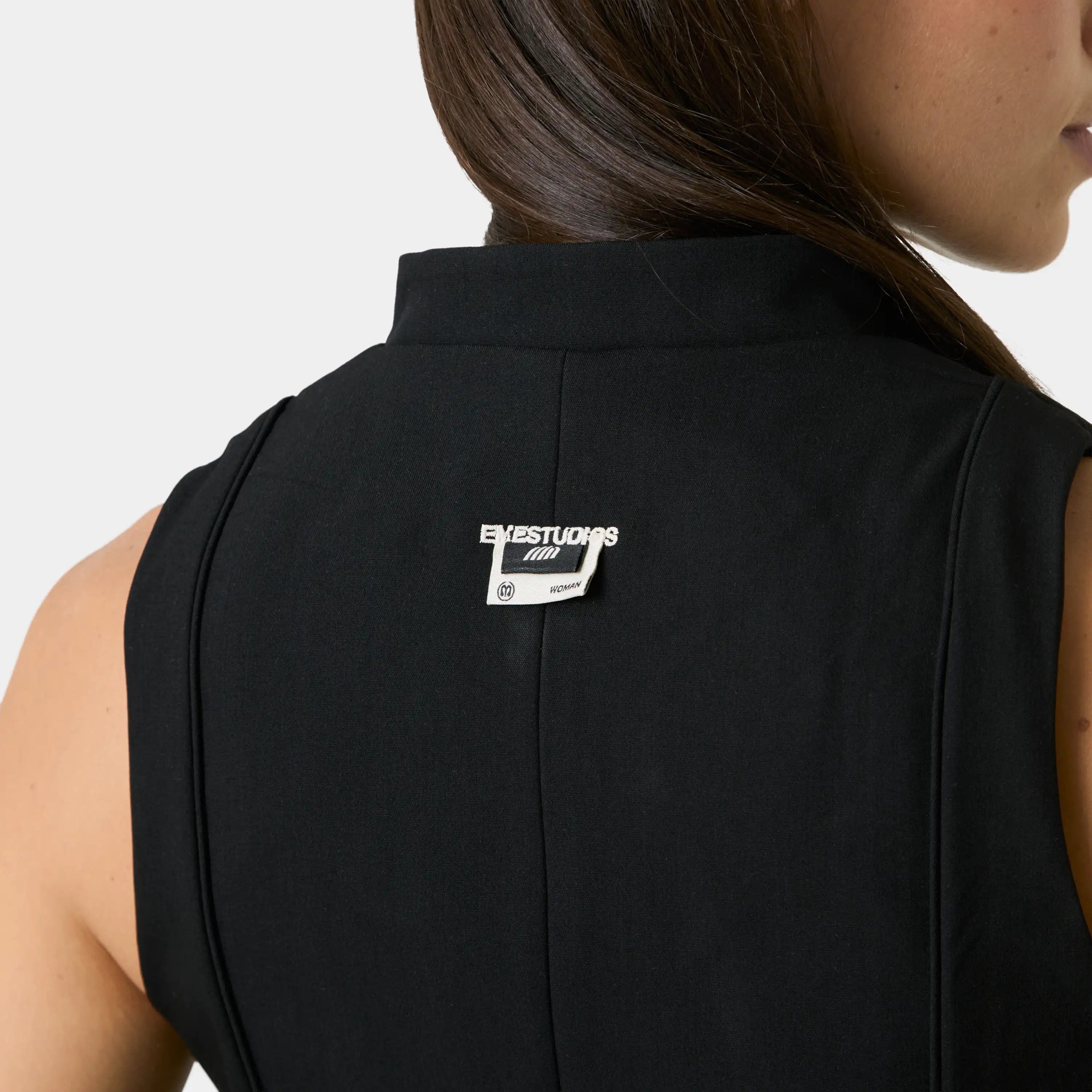 Modesta Black Vest Woman T-Shirts Eme Studios