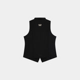 Modesta Black Vest Woman T-Shirts Eme Studios