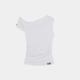 Moony Pearl Polka Dot Top Woman T-Shirts Eme Studios