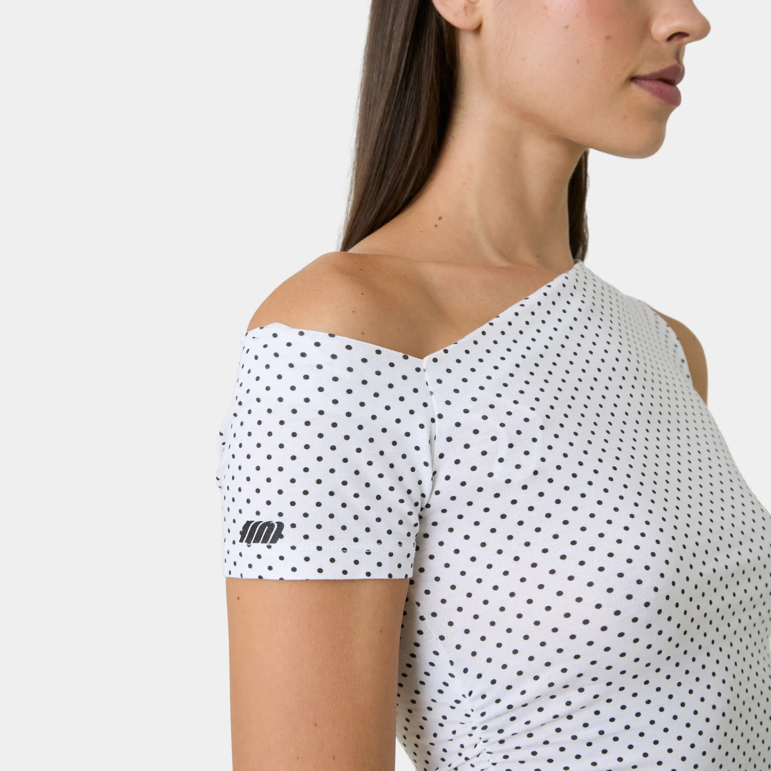 Moony Pearl Polka Dot Top Woman T-Shirts Eme Studios