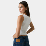 Moony Pearl Polka Dot Top Woman T-Shirts Eme Studios