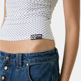 Moony Pearl Polka Dot Top Woman T-Shirts Eme Studios