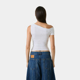 Moony Pearl Polka Dot Top Woman T-Shirts Eme Studios