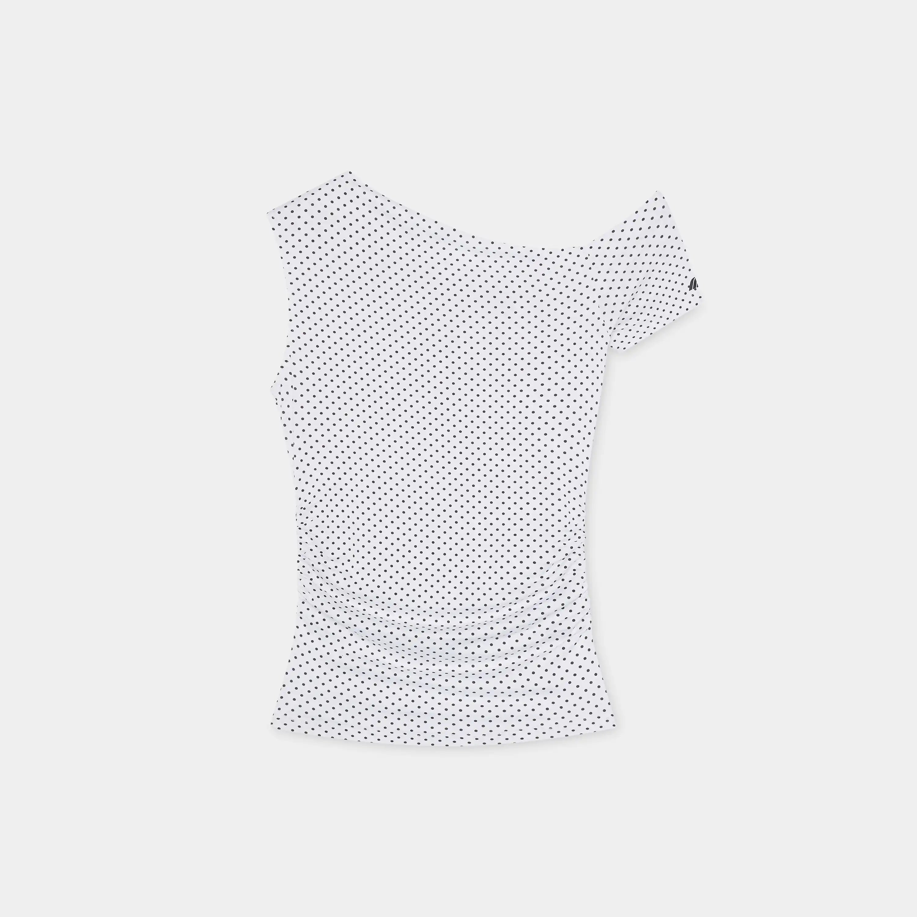 Moony Pearl Polka Dot Top Woman T-Shirts Eme Studios