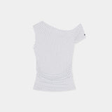 Moony Pearl Polka Dot Top Woman T-Shirts Eme Studios