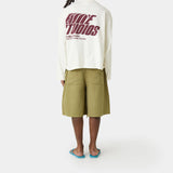 New Casse Forest Waffle Jorts Shorts Eme Studios
