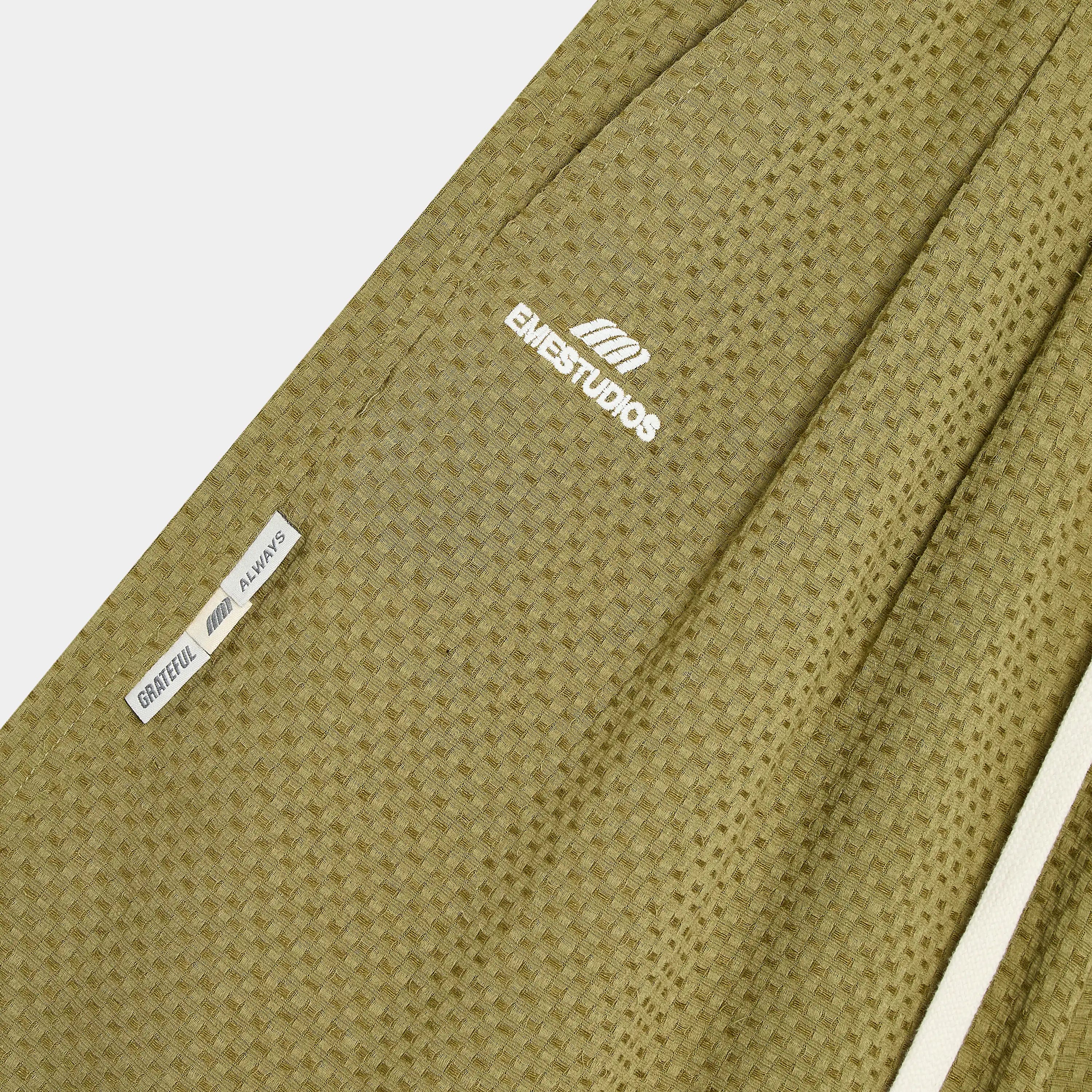 New Casse Forest Waffle Jorts Shorts Eme Studios
