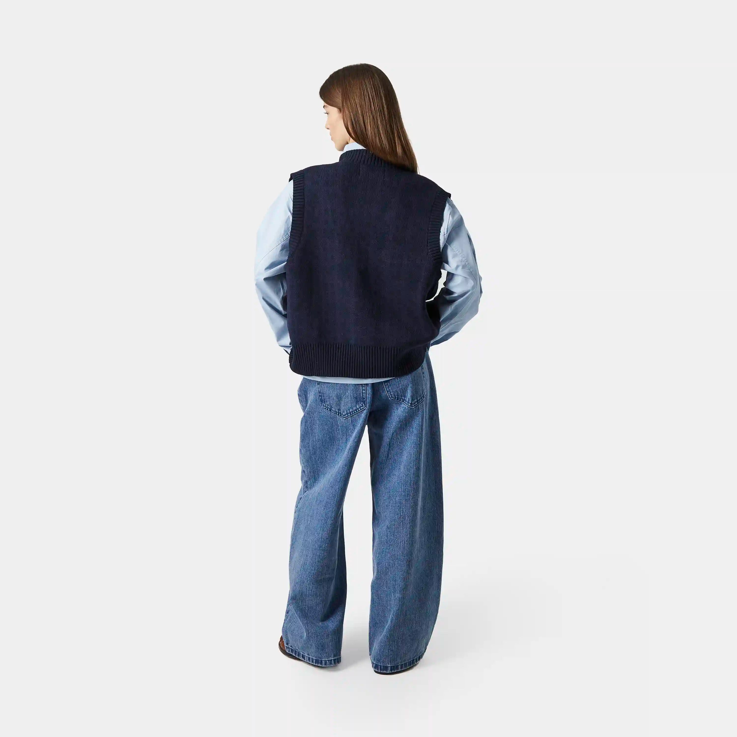 Nordhaven Night Sjy Knit Vest Knitwear eme