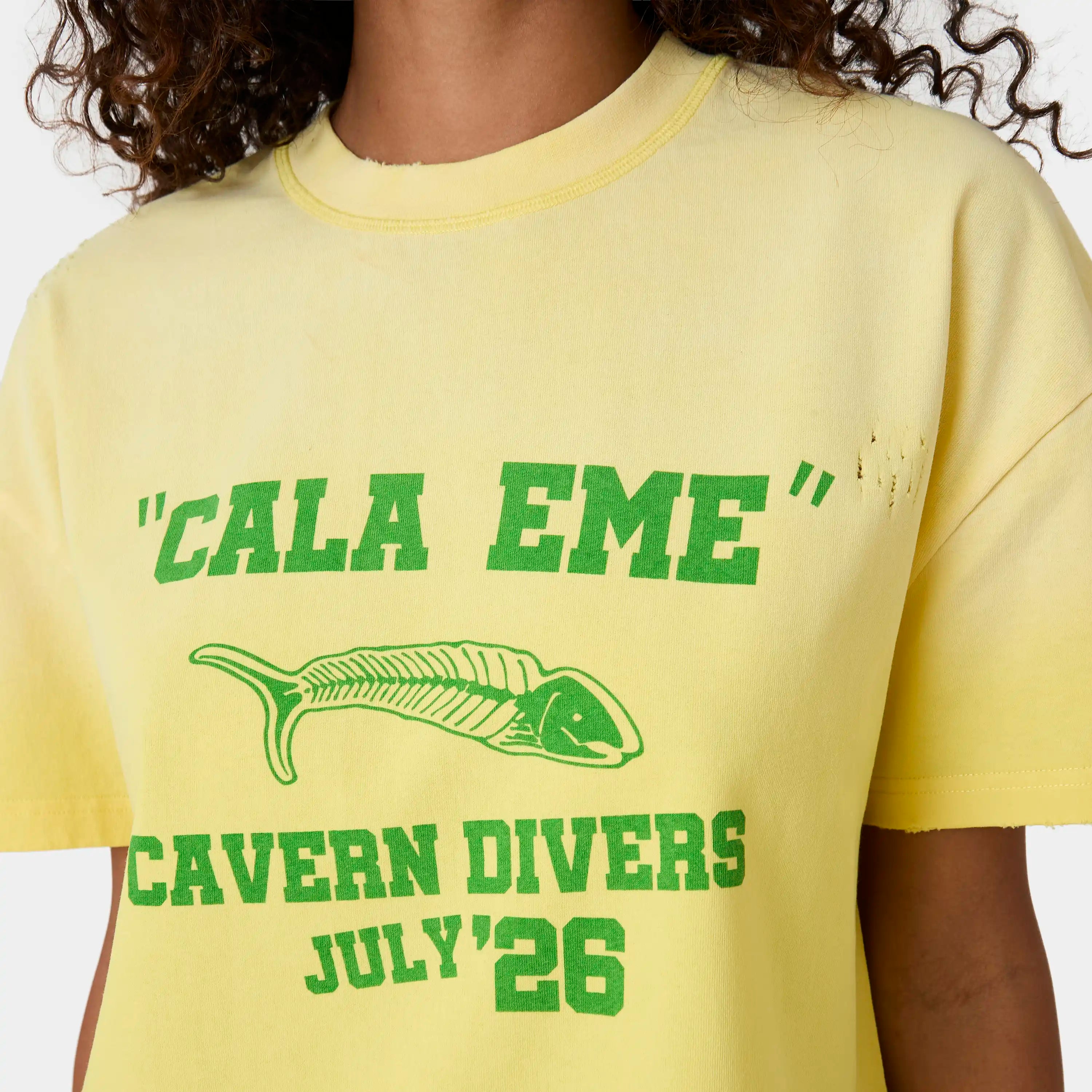 Ocean Club Lemon Oversized Tee T-shirts Eme Studios