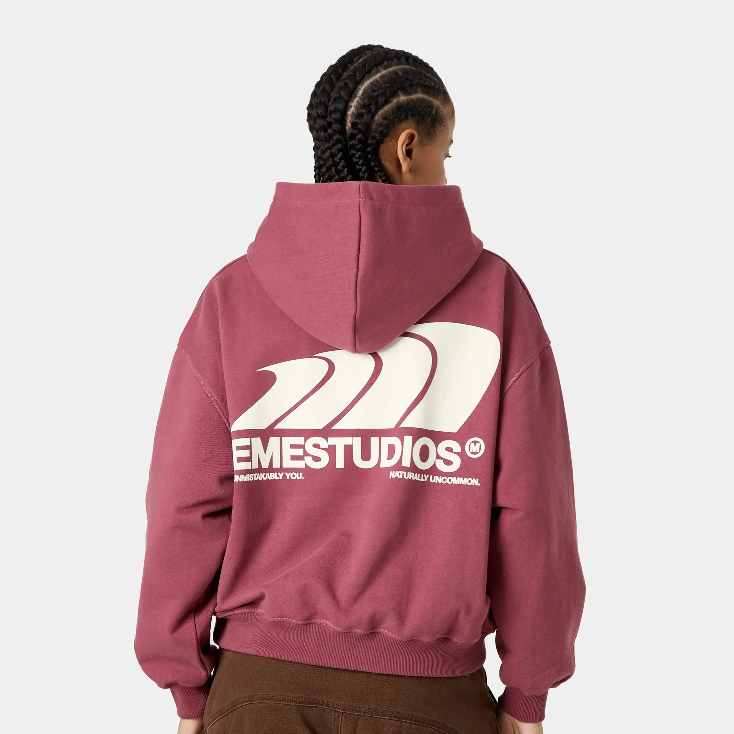 Odd Cabernet Oversized Hoodie Hoodies Eme Studios