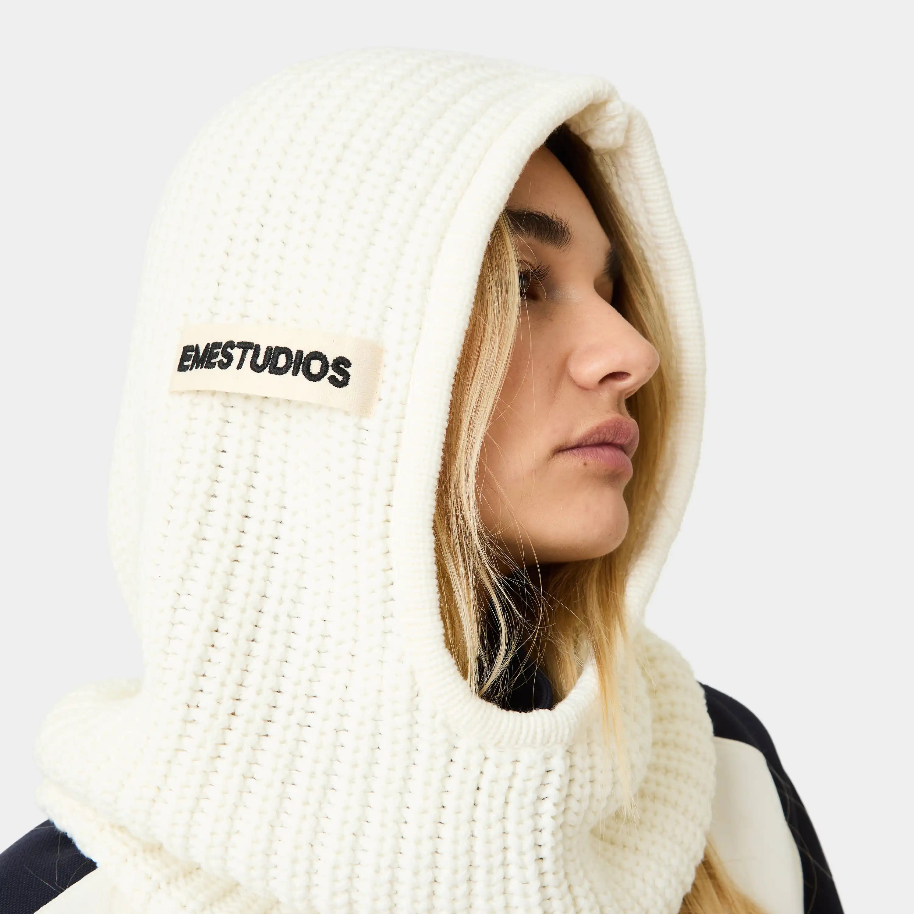 Off Sand Knit Balaclava Accesories Eme Studios