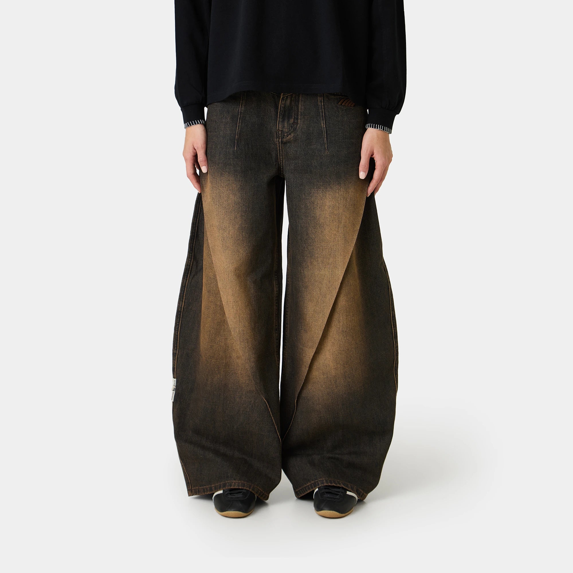 Oribe Bronce Denim Pants Woman Pants Eme Studios