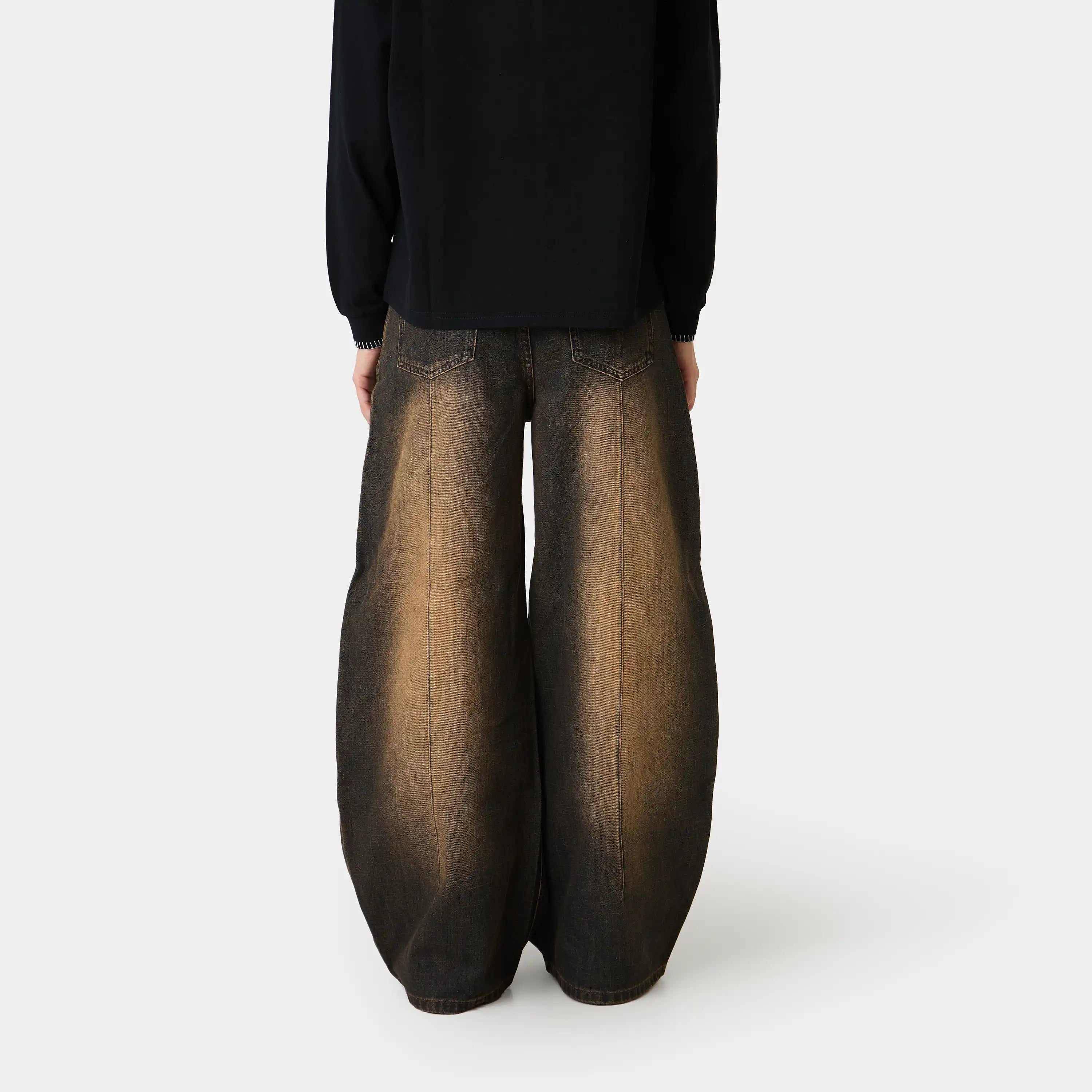 Oribe Bronce Denim Pants Woman Pants Eme Studios