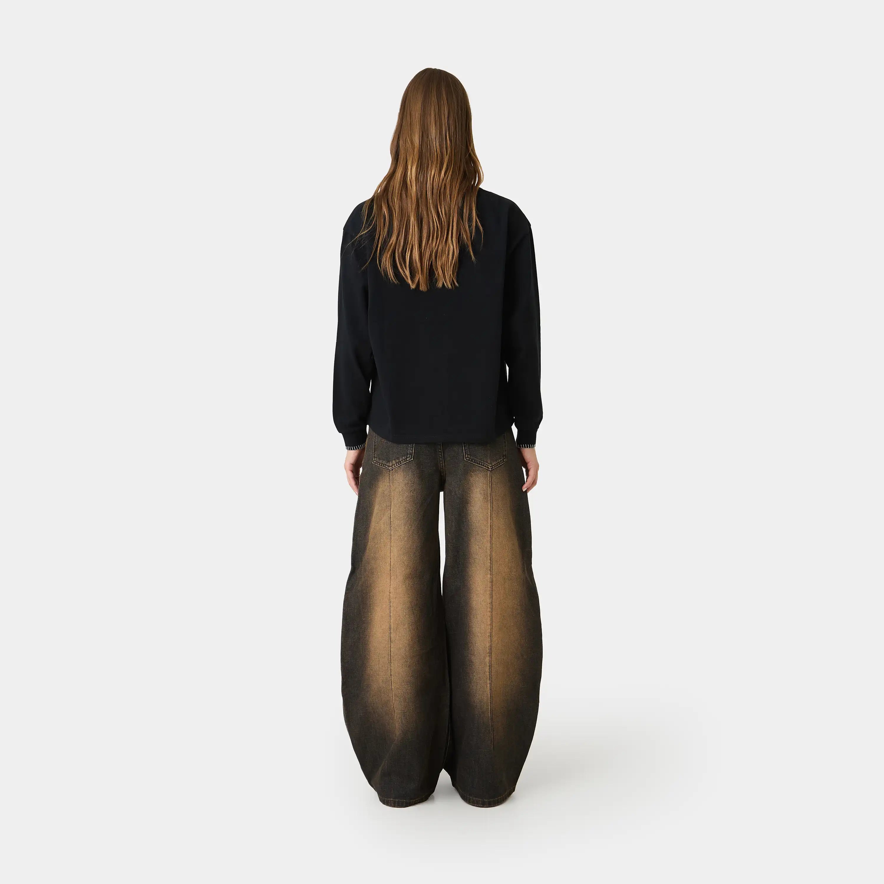 Oribe Bronce Denim Pants Woman Pants Eme Studios