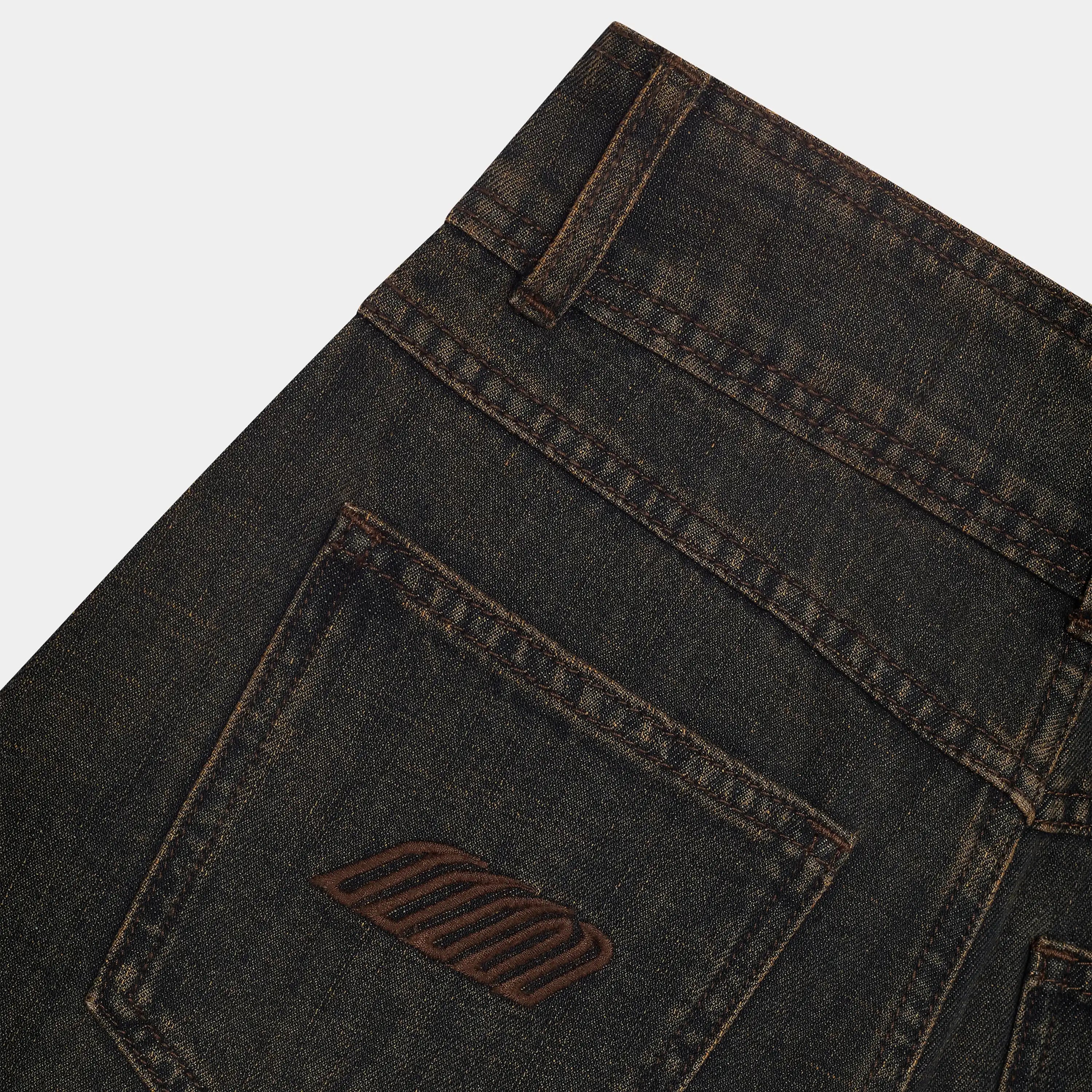 Oribe Bronce Denim Pants Woman Pants Eme Studios