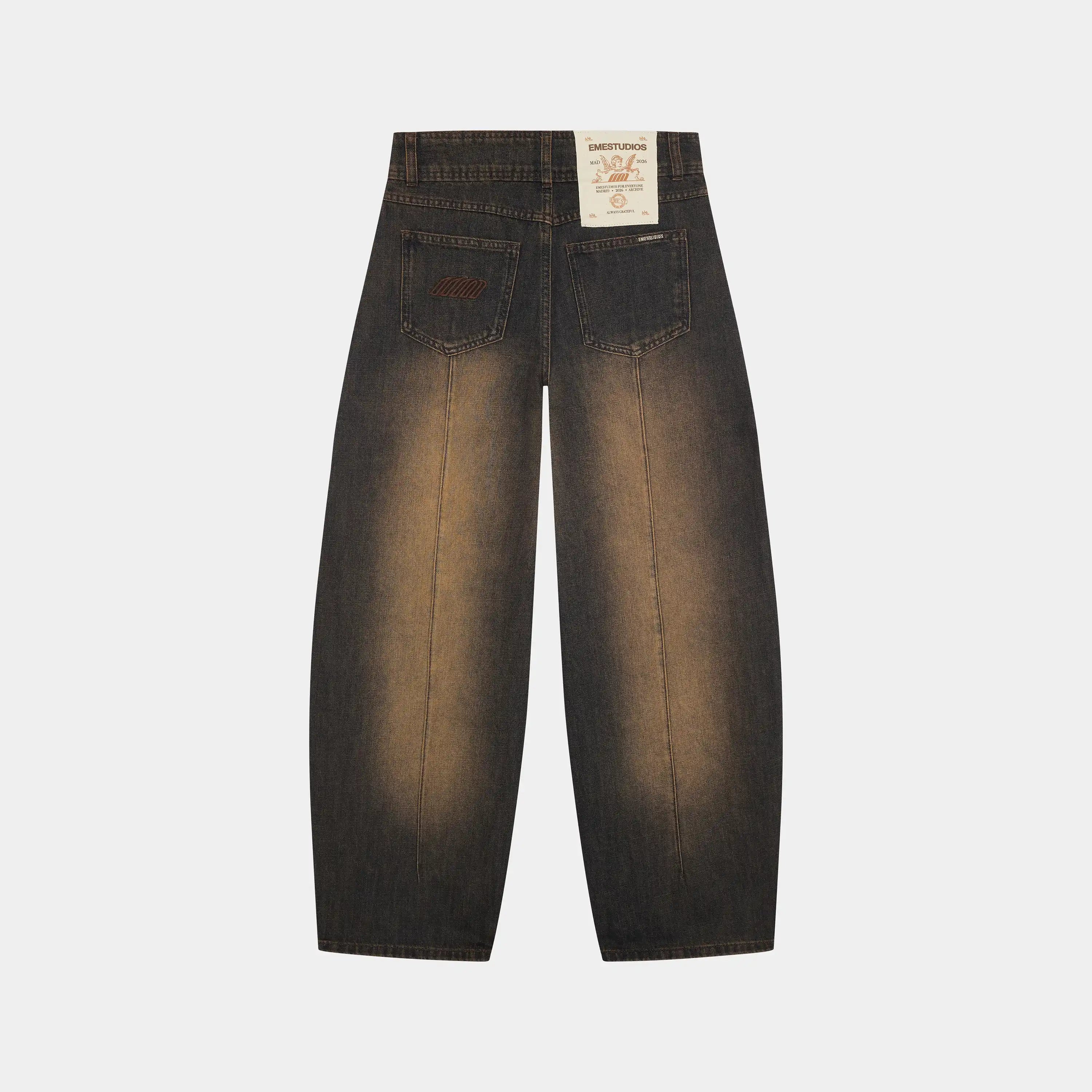 Oribe Bronce Denim Pants Woman Pants Eme Studios