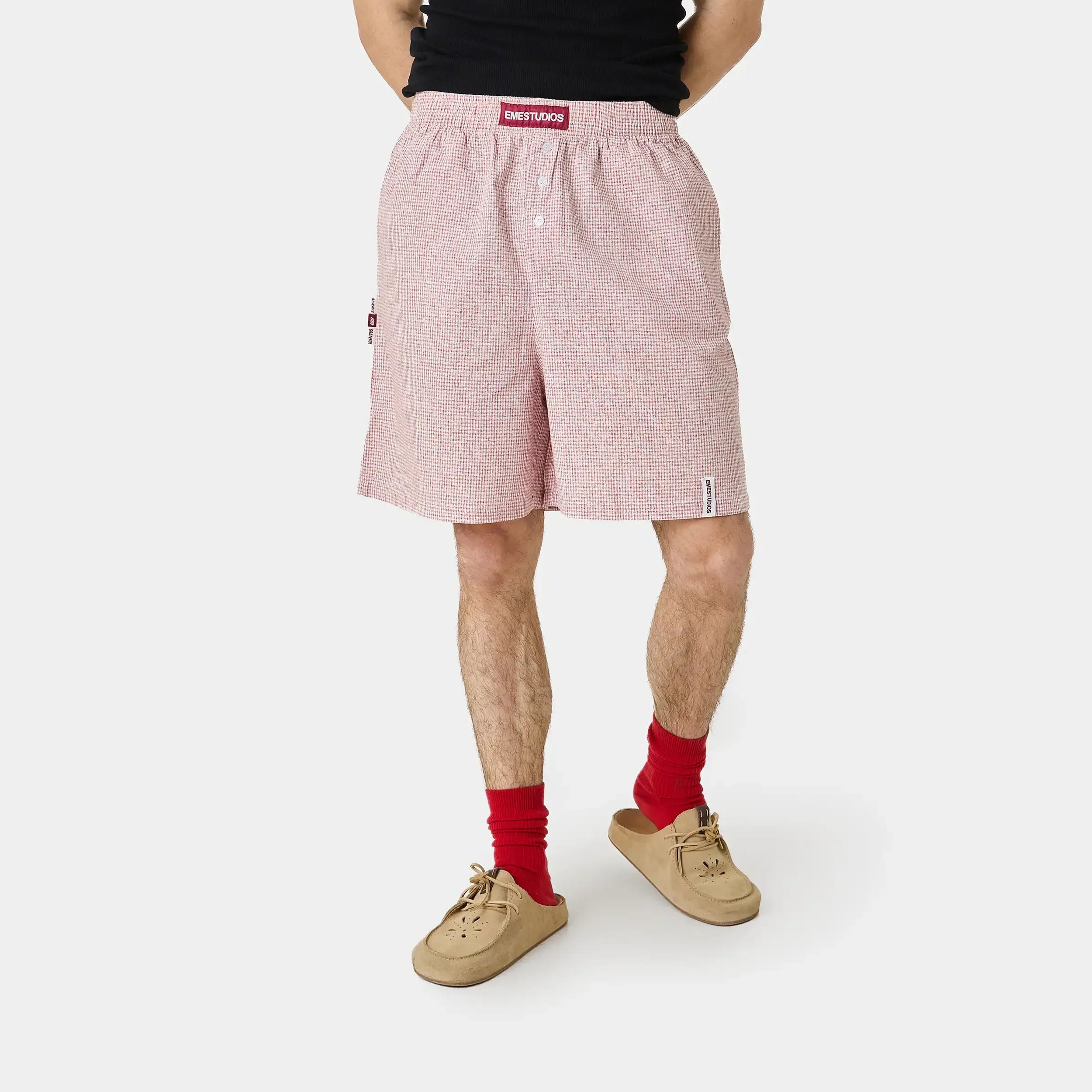 Llaut Jammies LS Cherry Vichy Shorts eme