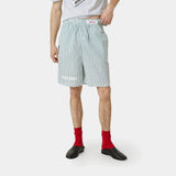 Jammies LS Green Striped Shorts eme