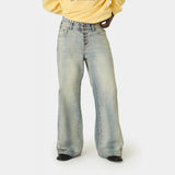 Vitel Flared Blue Denim Pants Pants Eme Studios