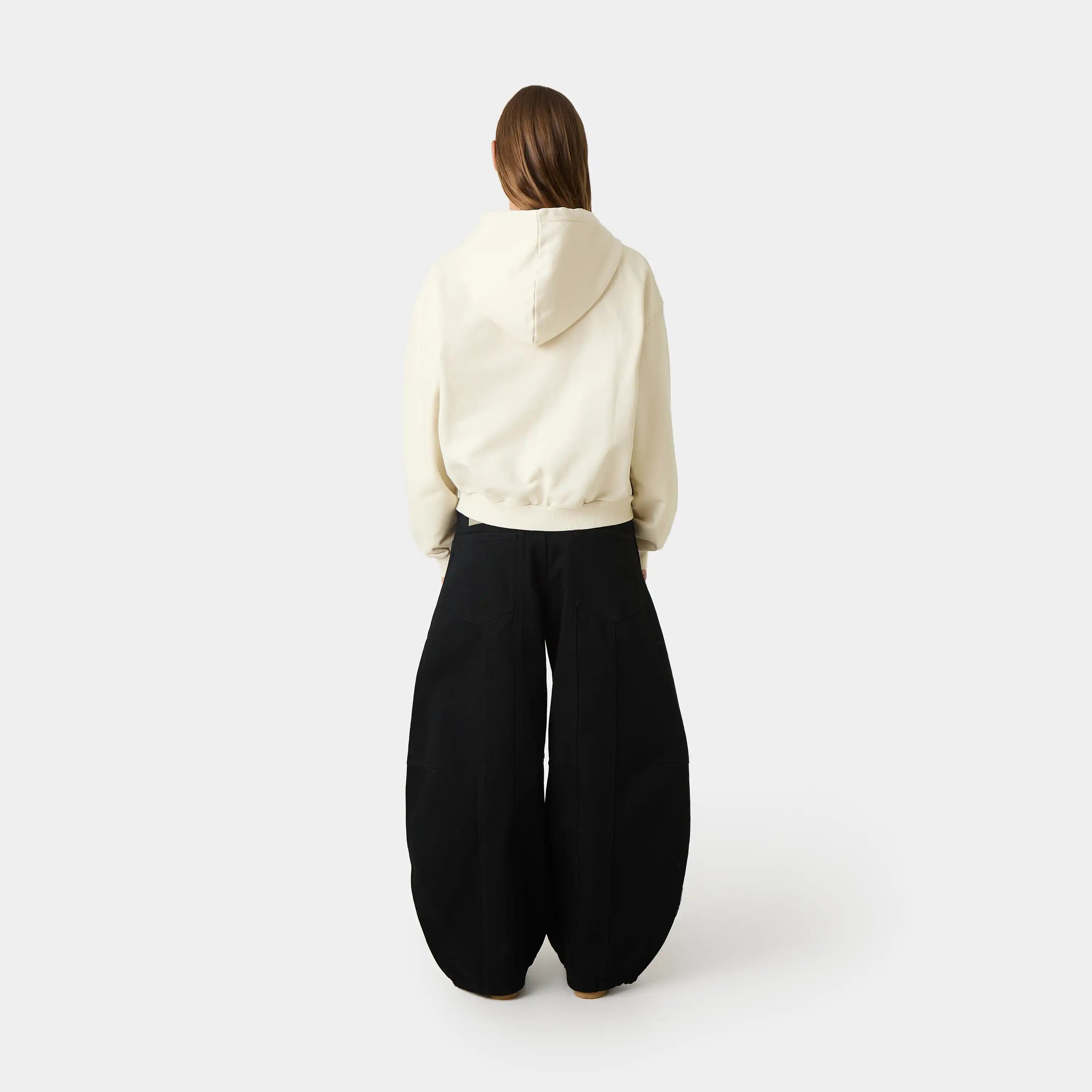 Palais Black Denim Pants Woman Pants Eme Studios