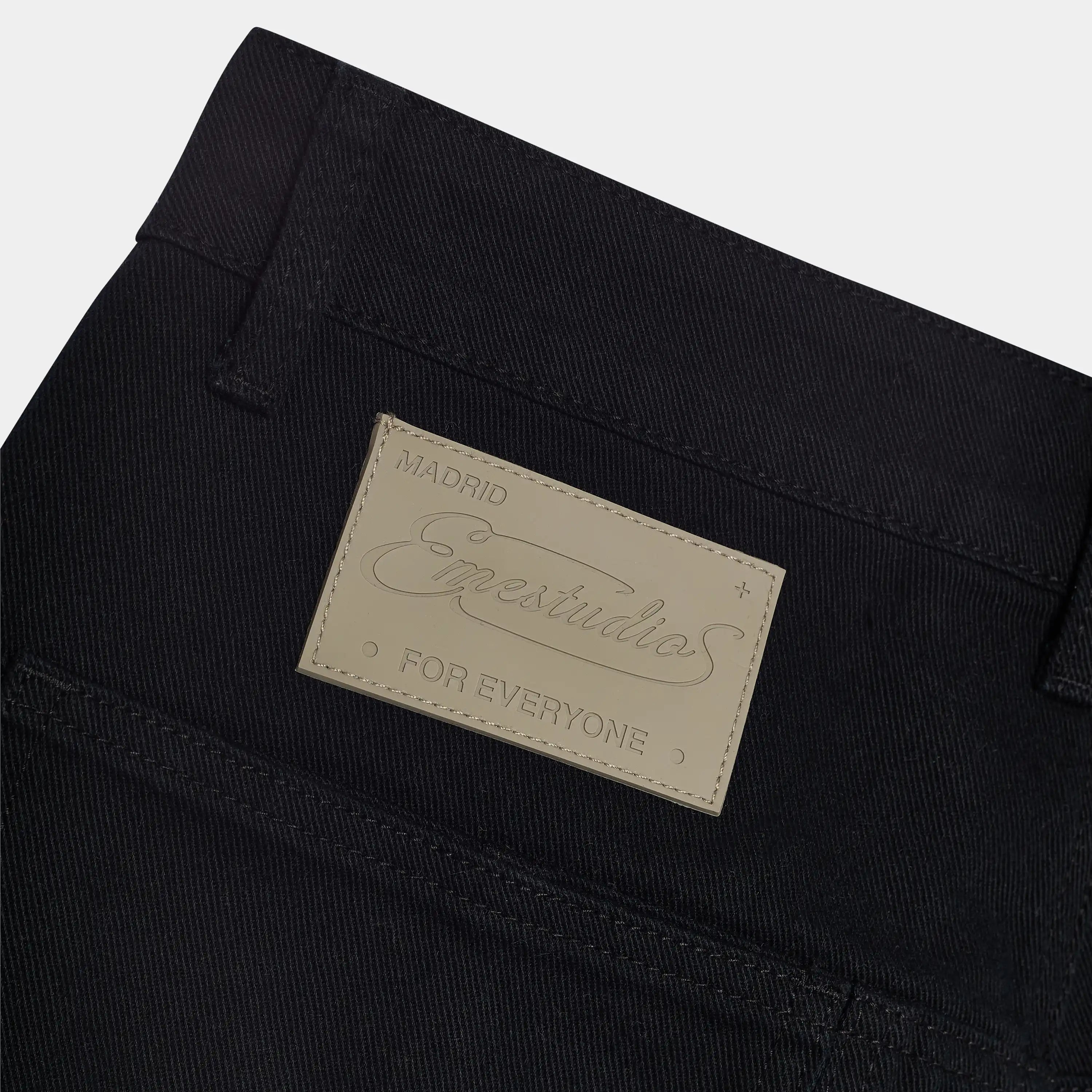 Palais Black Denim Pants Woman Pants Eme Studios
