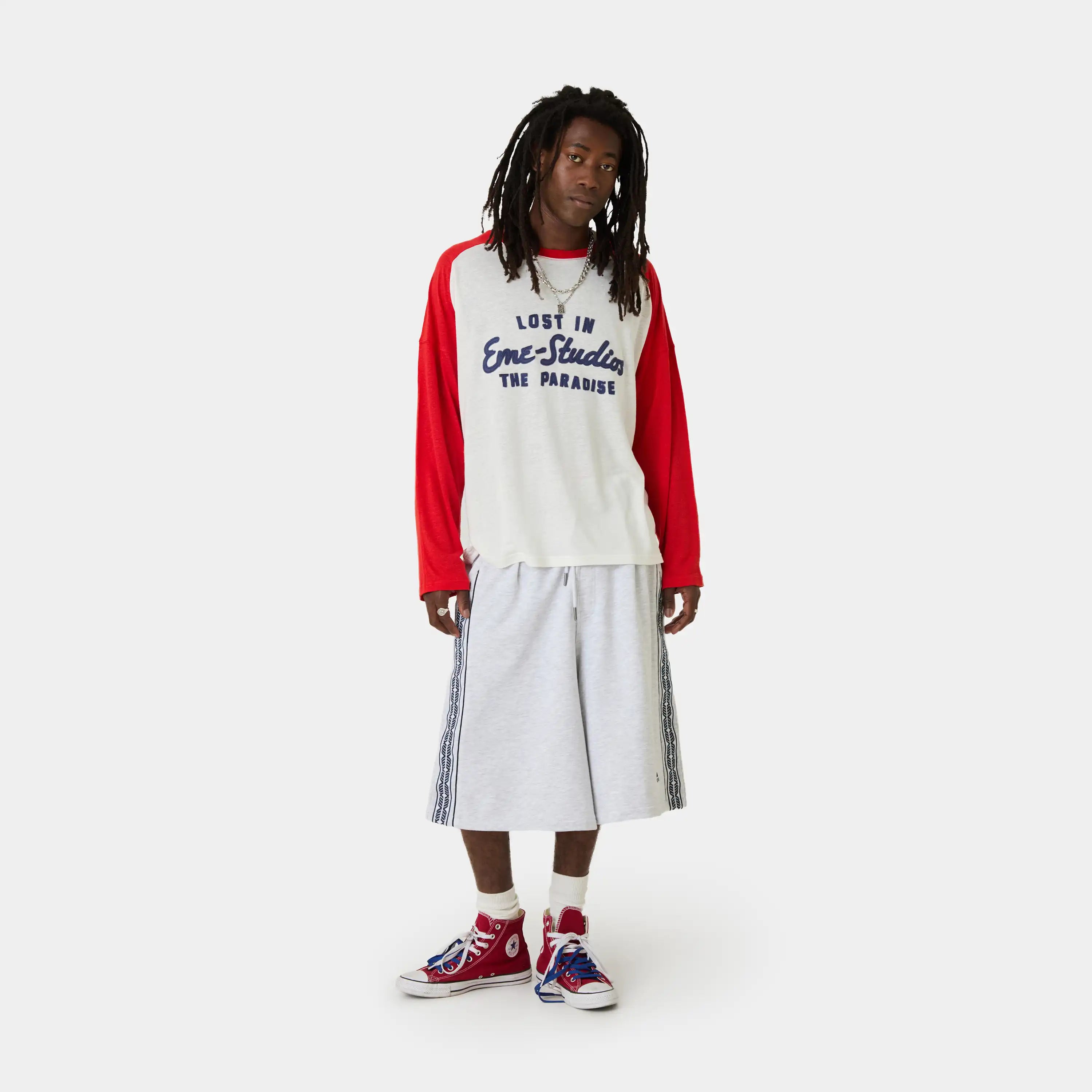 Paradise Cherry Long Sleeve T-shirts Eme Studios