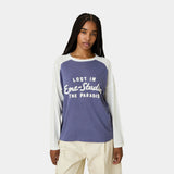 Paradise Navy Long Sleeve T-shirts Eme Studios
