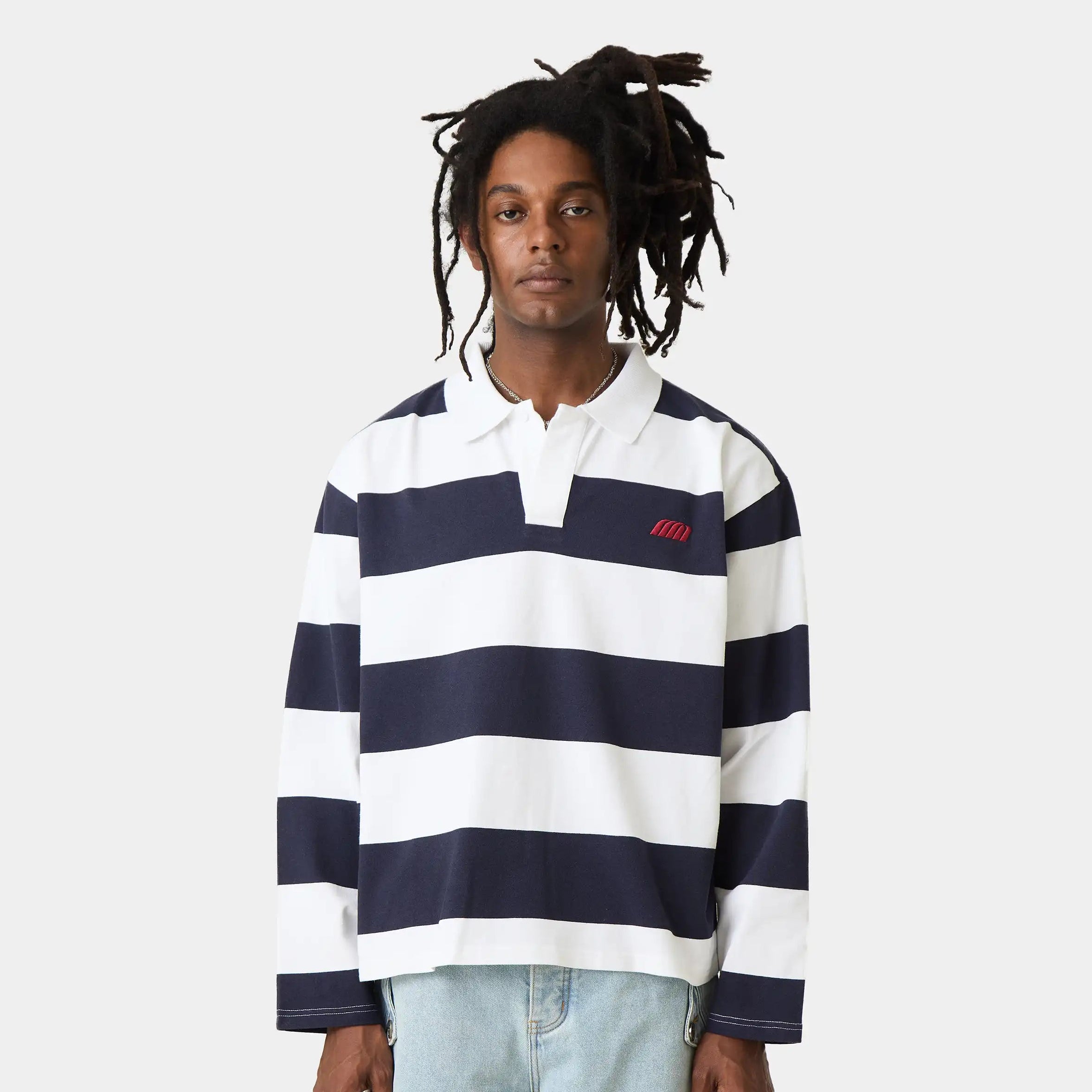 Pasteluxe Navy Polo T-shirts Eme Studios